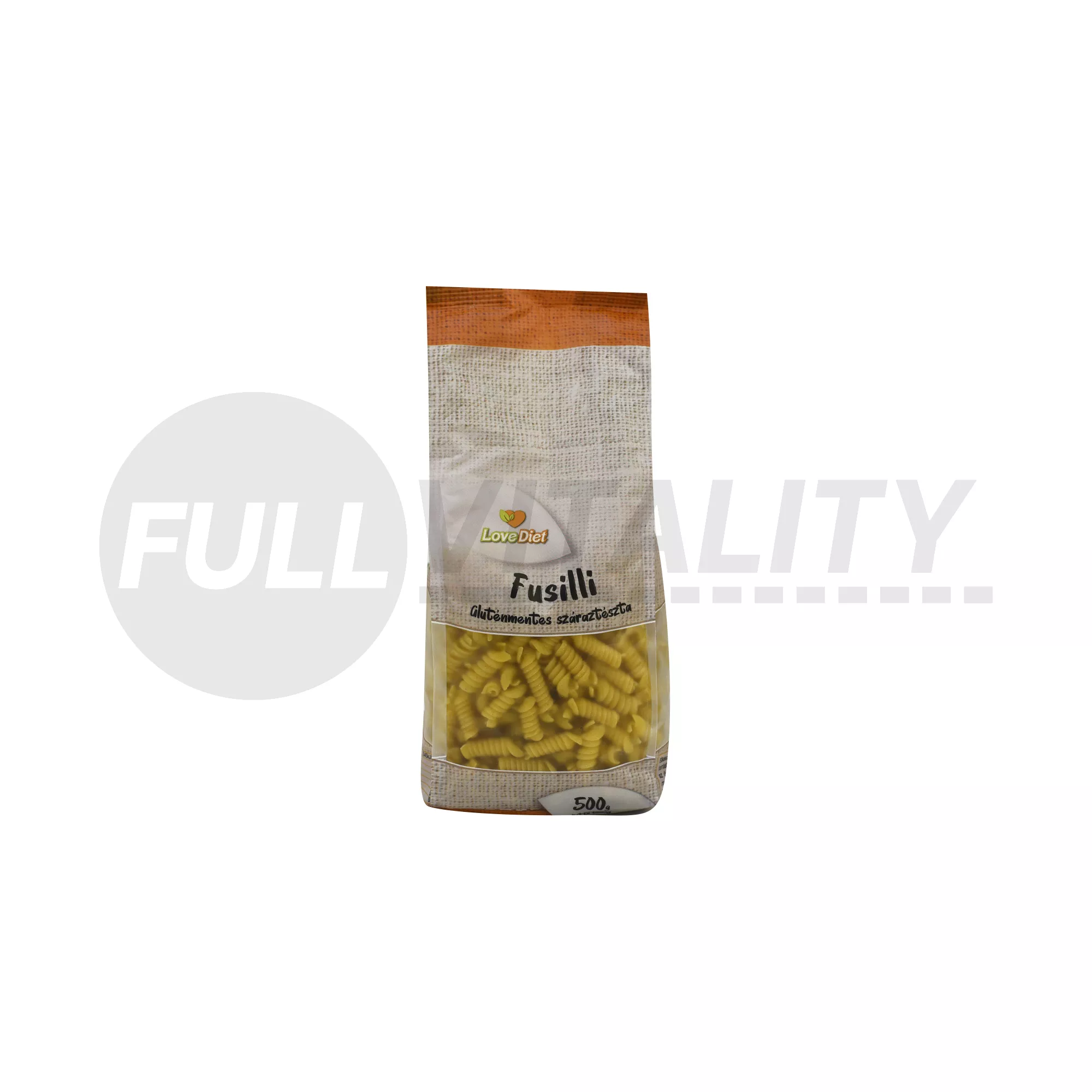 GLUTÉNMENTES LOVE DIET FUSILLI SZÁRAZTÉSZTA 500G