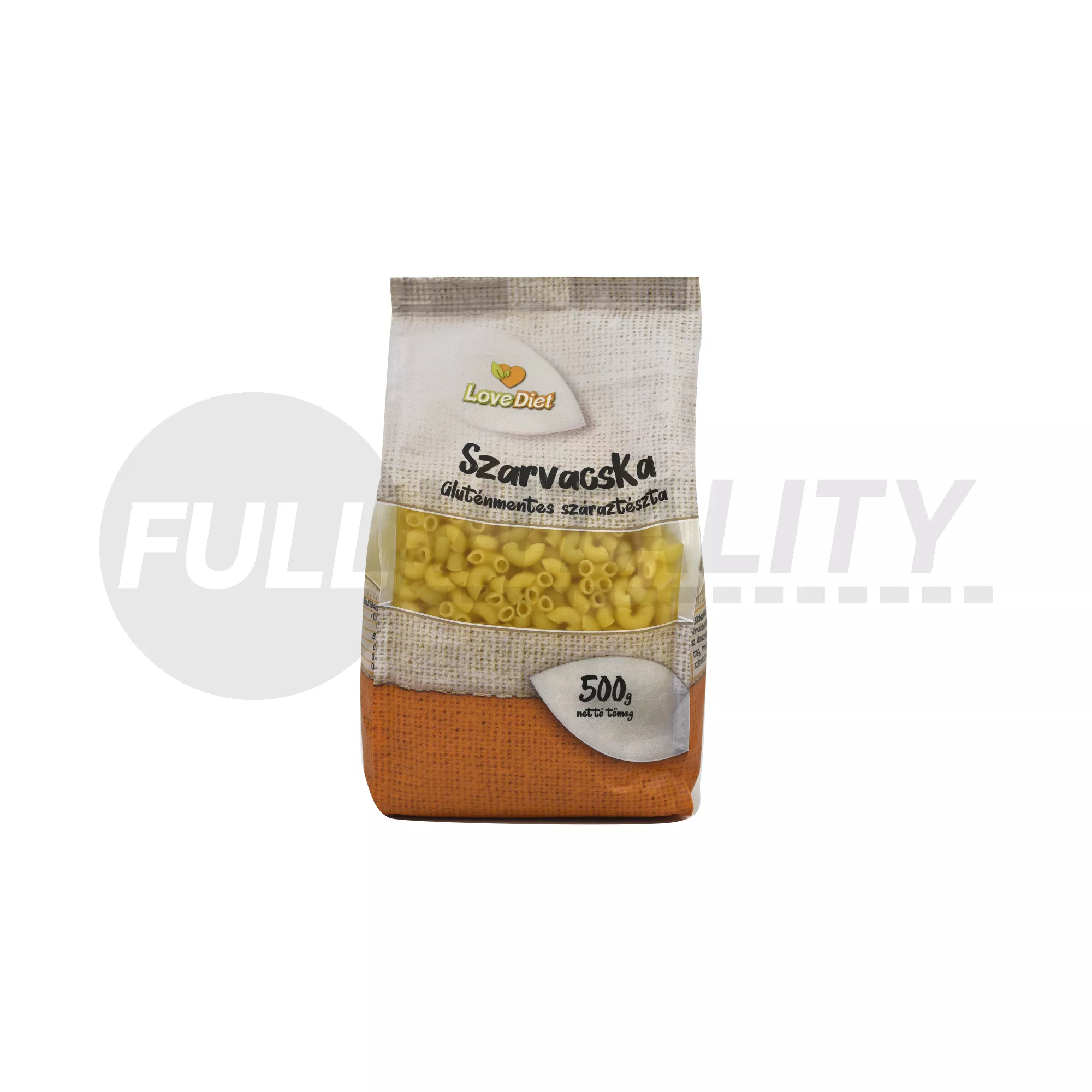 GLUTÉNMENTES LOVE DIET SZARVACSKA SZÁRAZTÉSZTA 500G