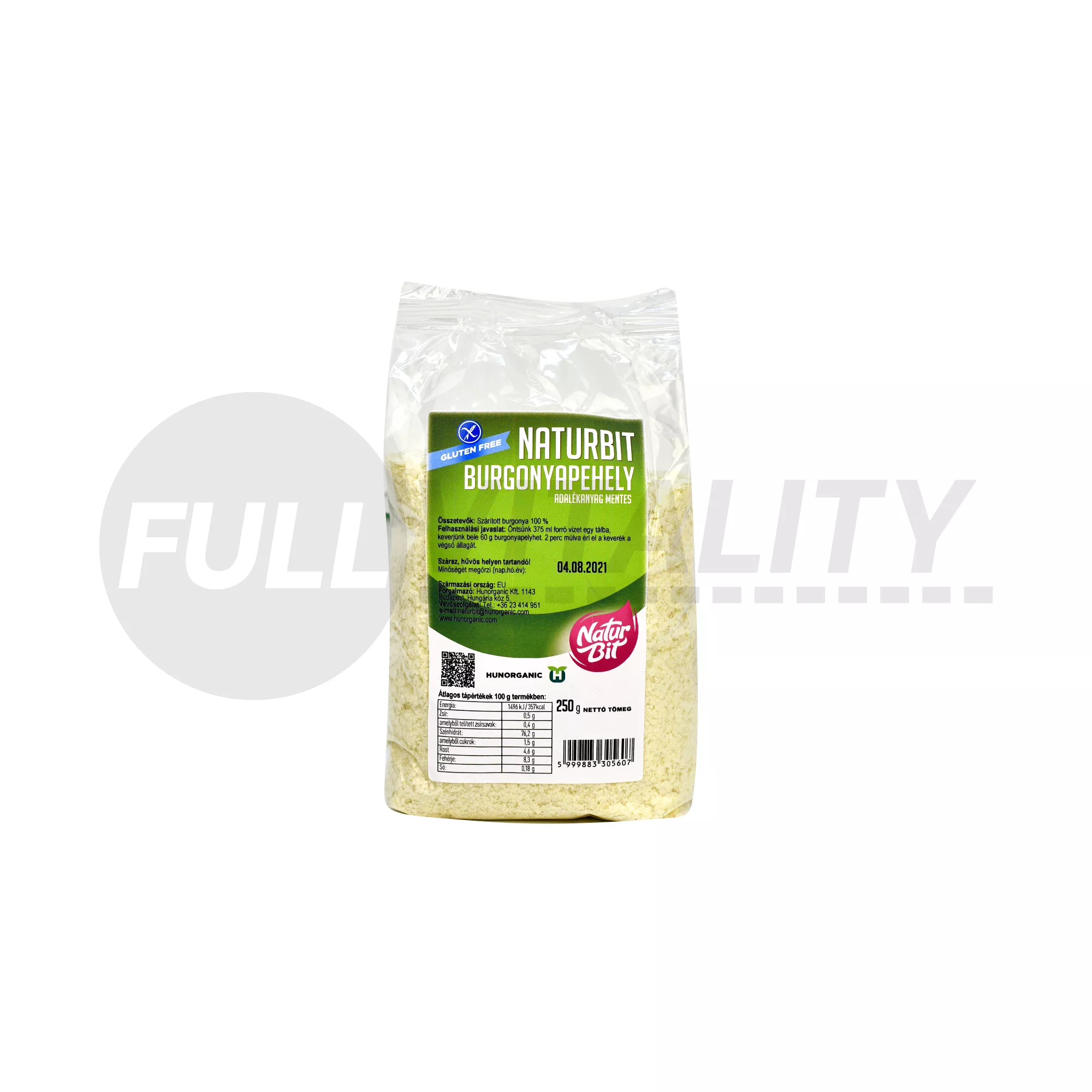 GLUTÉNMENTES NATURBIT BURGONYAPEHELY 250G