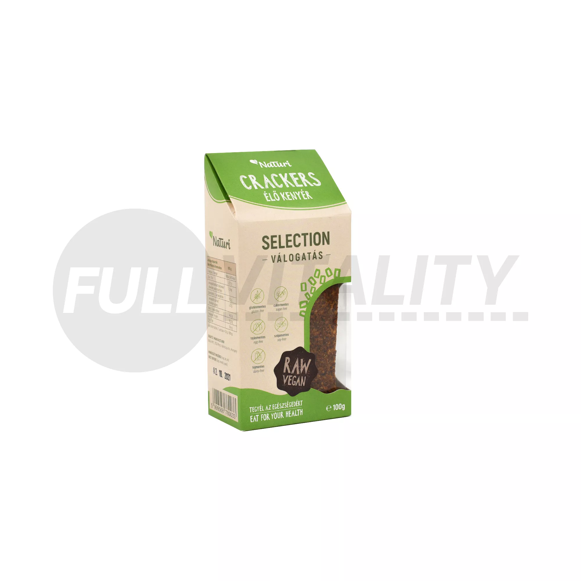 GLUTÉNMENTES NATURI CRACKERS ÉLŐ KENYÉR VÁLOGATÁS 100G