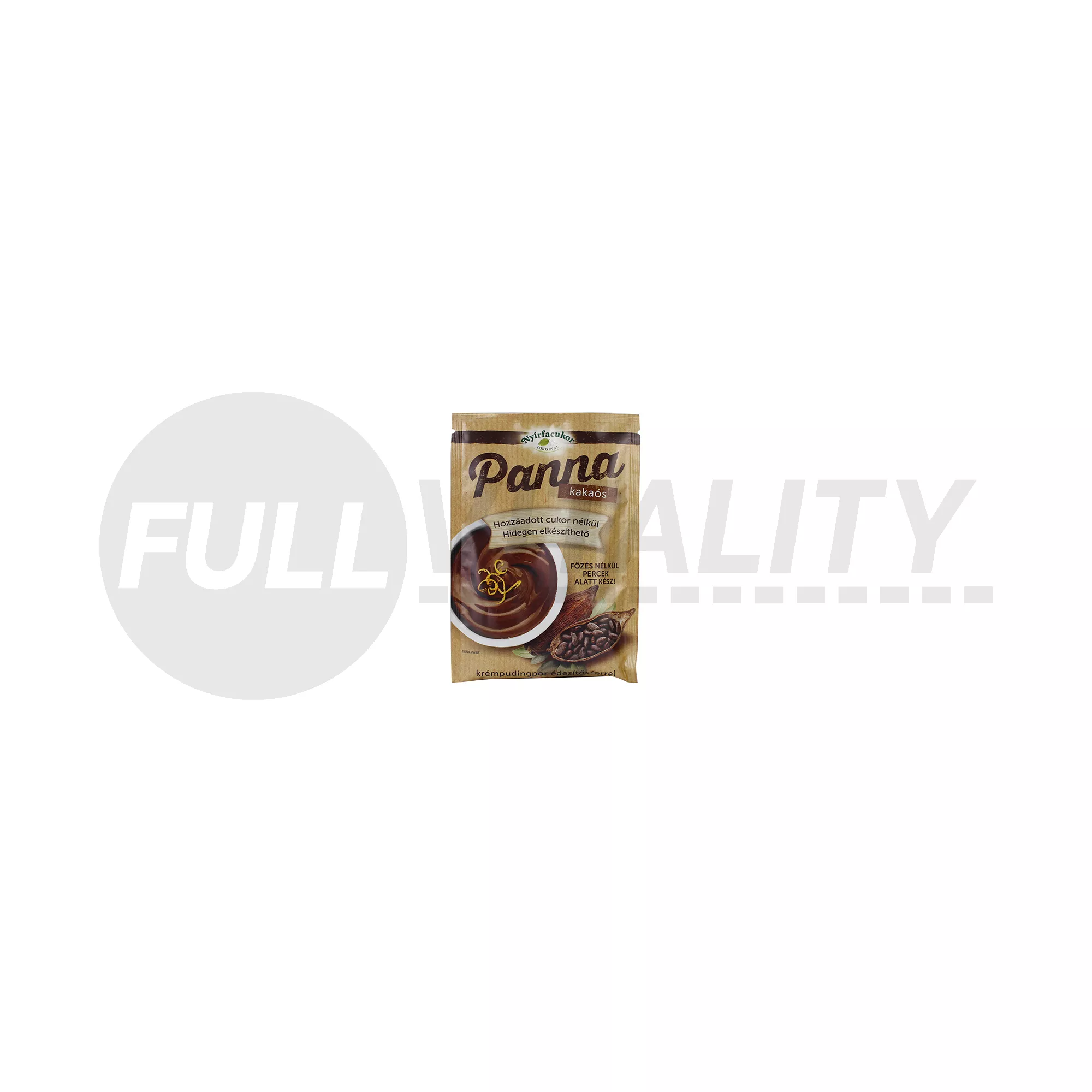GLUTÉNMENTES PANNA HIDEGEN KÉSZÍTHETŐ KAKAÓS ÍZŰ PUDINGPOR 50G