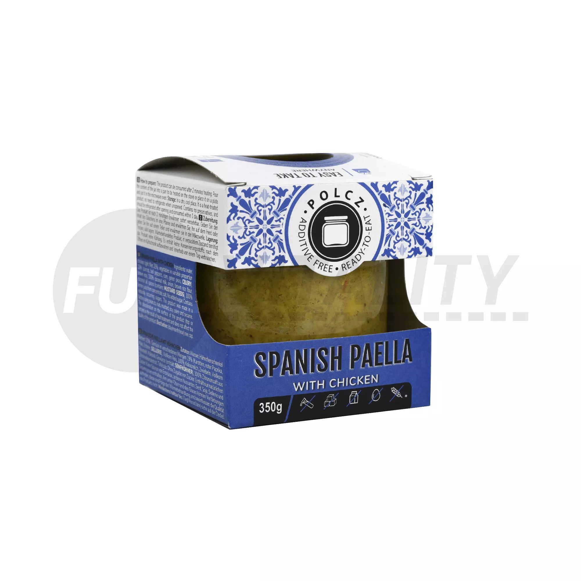 GLUTÉNMENTES POLCZ SPANYOL PAELLA CSIRKEHÚSSAL 350G