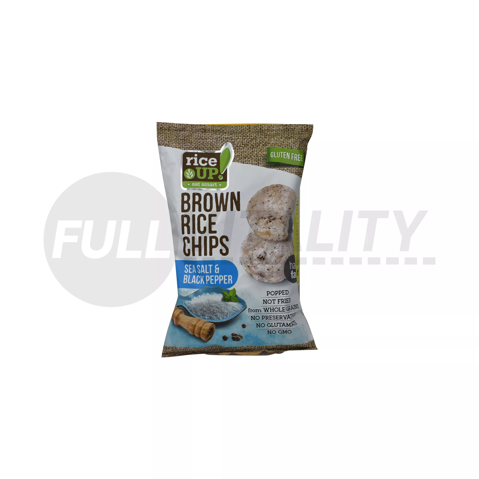 GLUTÉNMENTES RICE UP CHIPS SÓS ÉS BORSOS ÍZŰ 60G