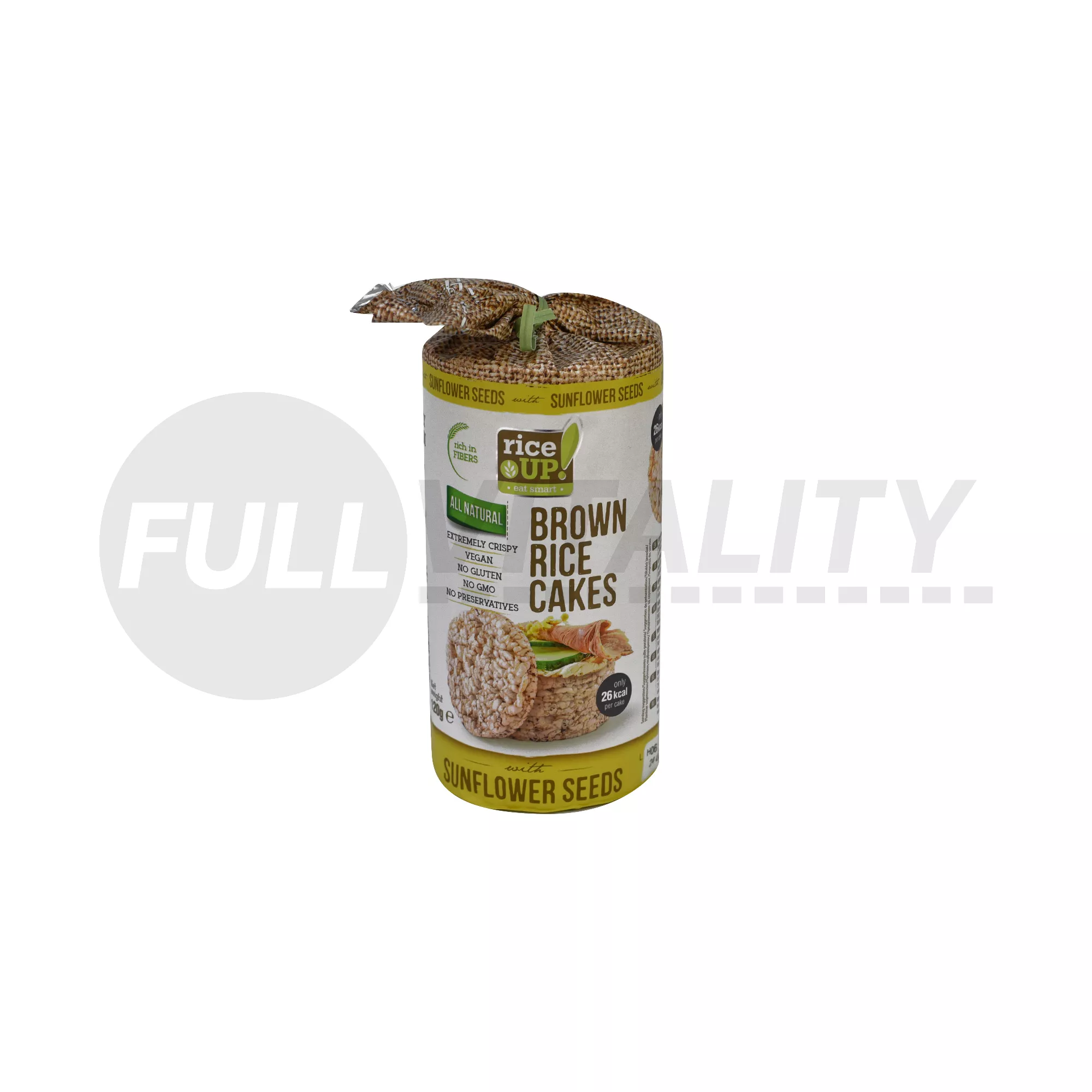 GLUTÉNMENTES RICE UP PUFFASZTOTT SZELET NAPRAFORGÓ MAGGAL 120G