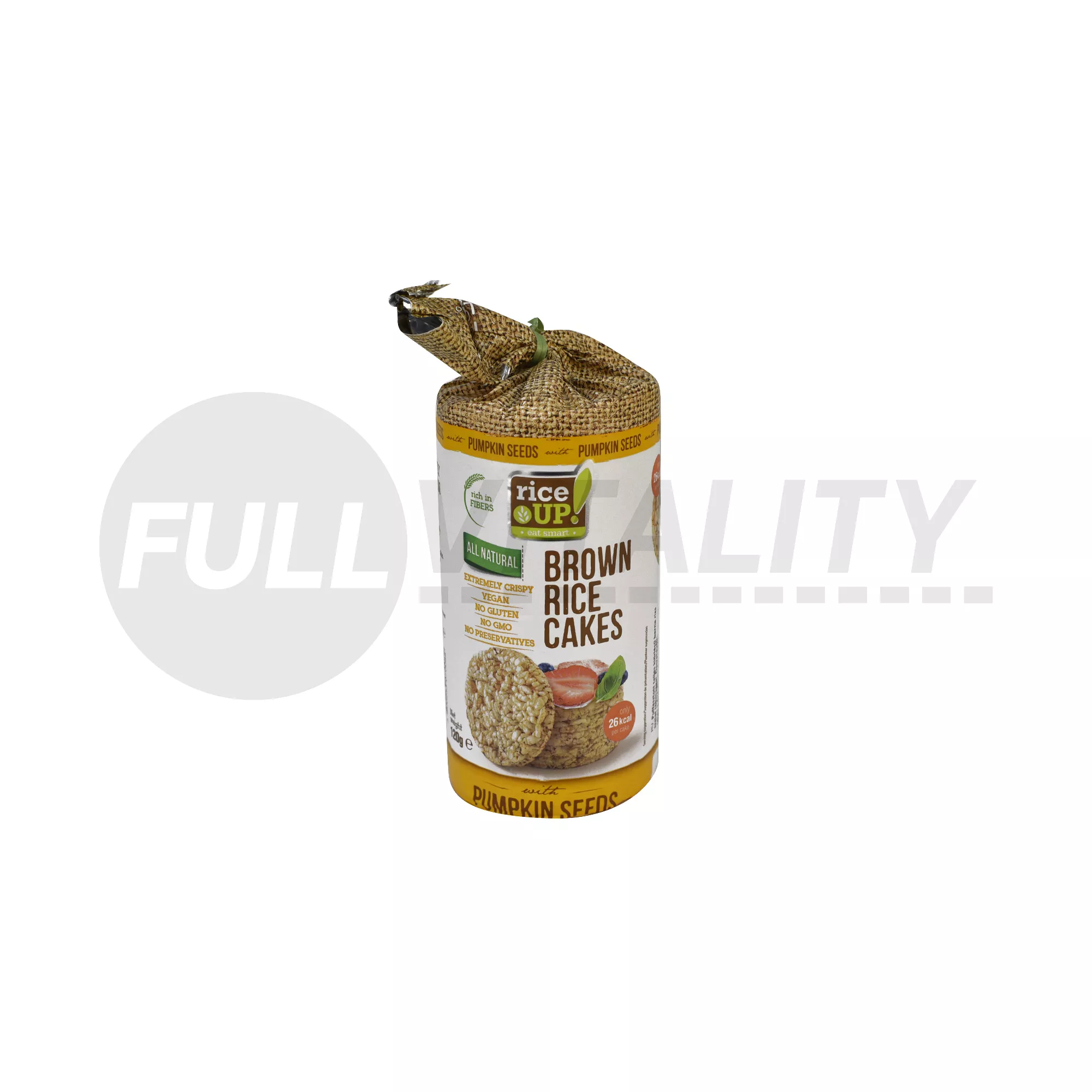 GLUTÉNMENTES RICE UP PUFFASZTOTT SZELET TÖKMAGGAL 120G