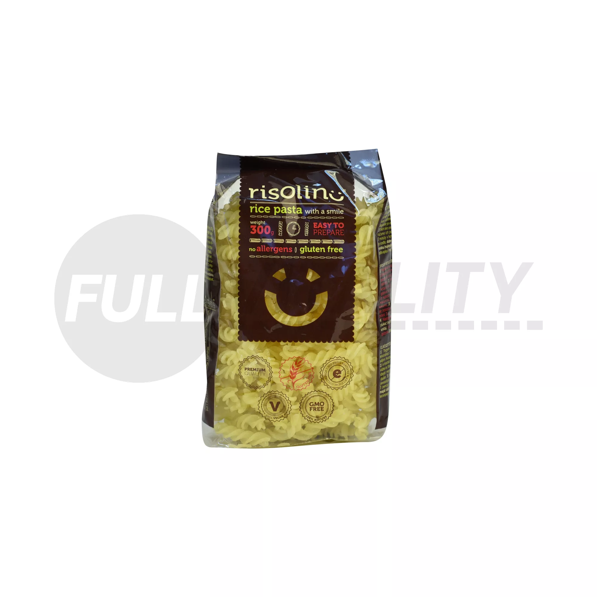 GLUTÉNMENTES RISOLINO RIZSTÉSZTA FUSILLI 300G