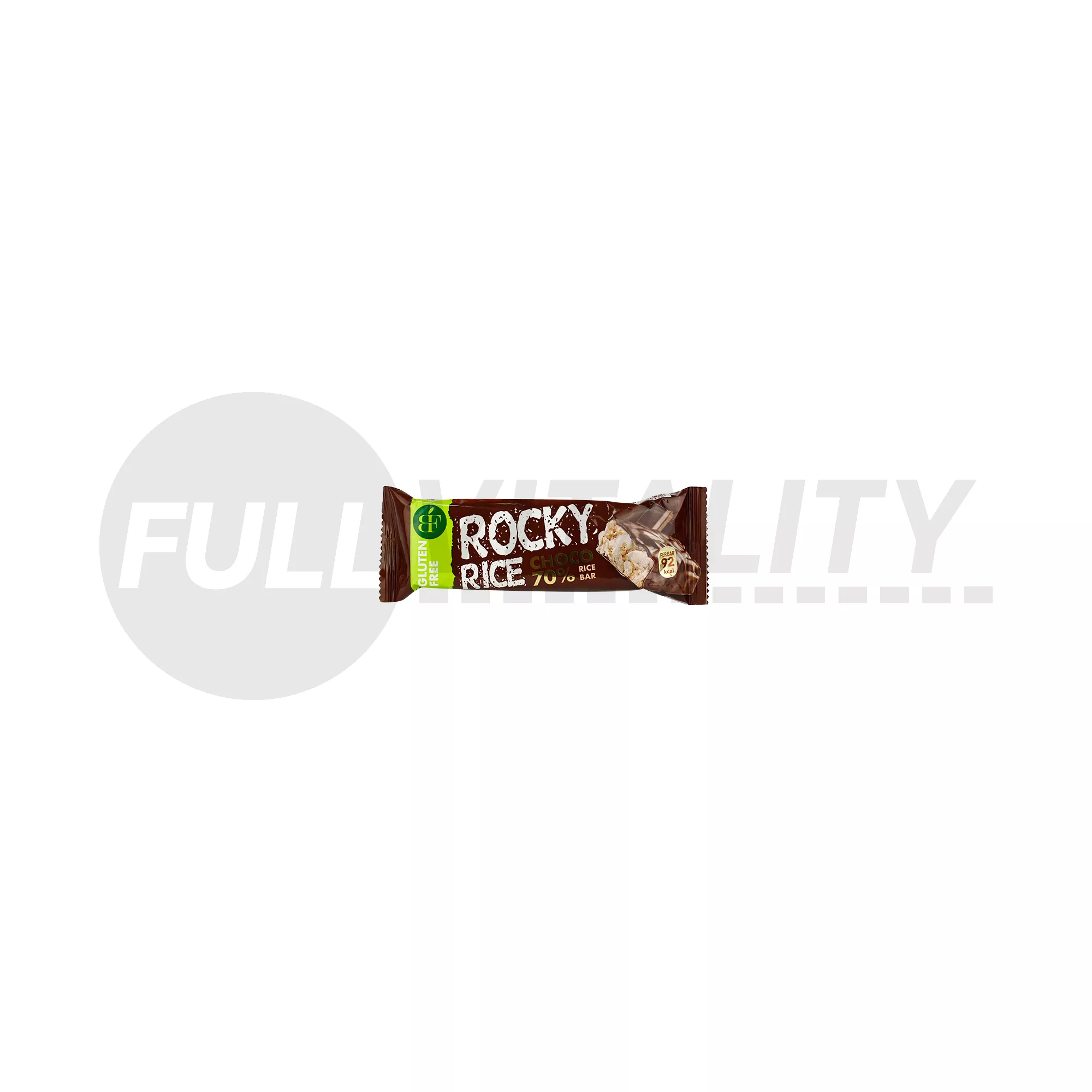 GLUTÉNMENTES ROCKY RICE 70% ÉTCSOKOLÁDÉVAL BEVONT PUFFASZTOTT RIZSSZELET 18G