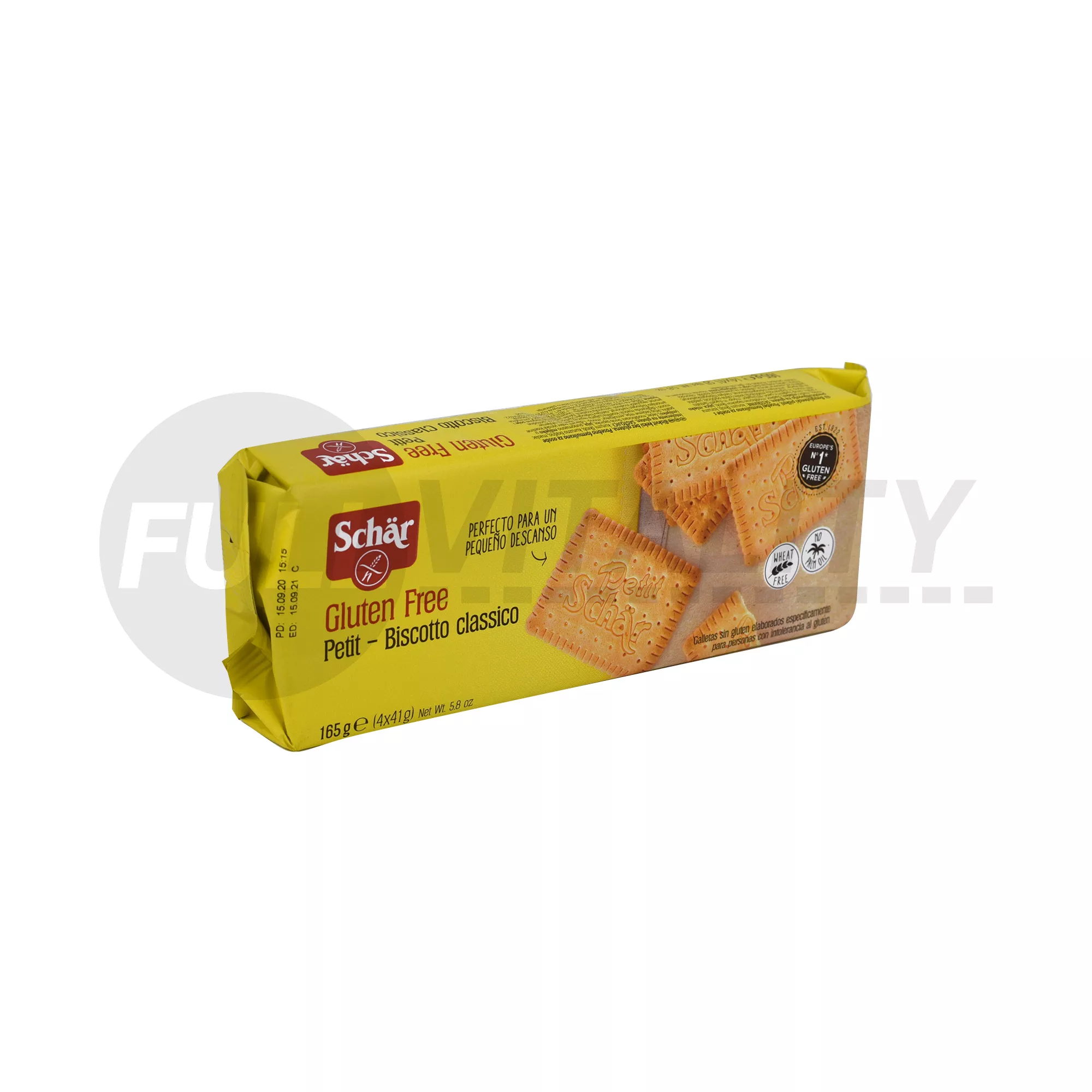 GLUTÉNMENTES SCHAR PETIT KEKSZ 165G