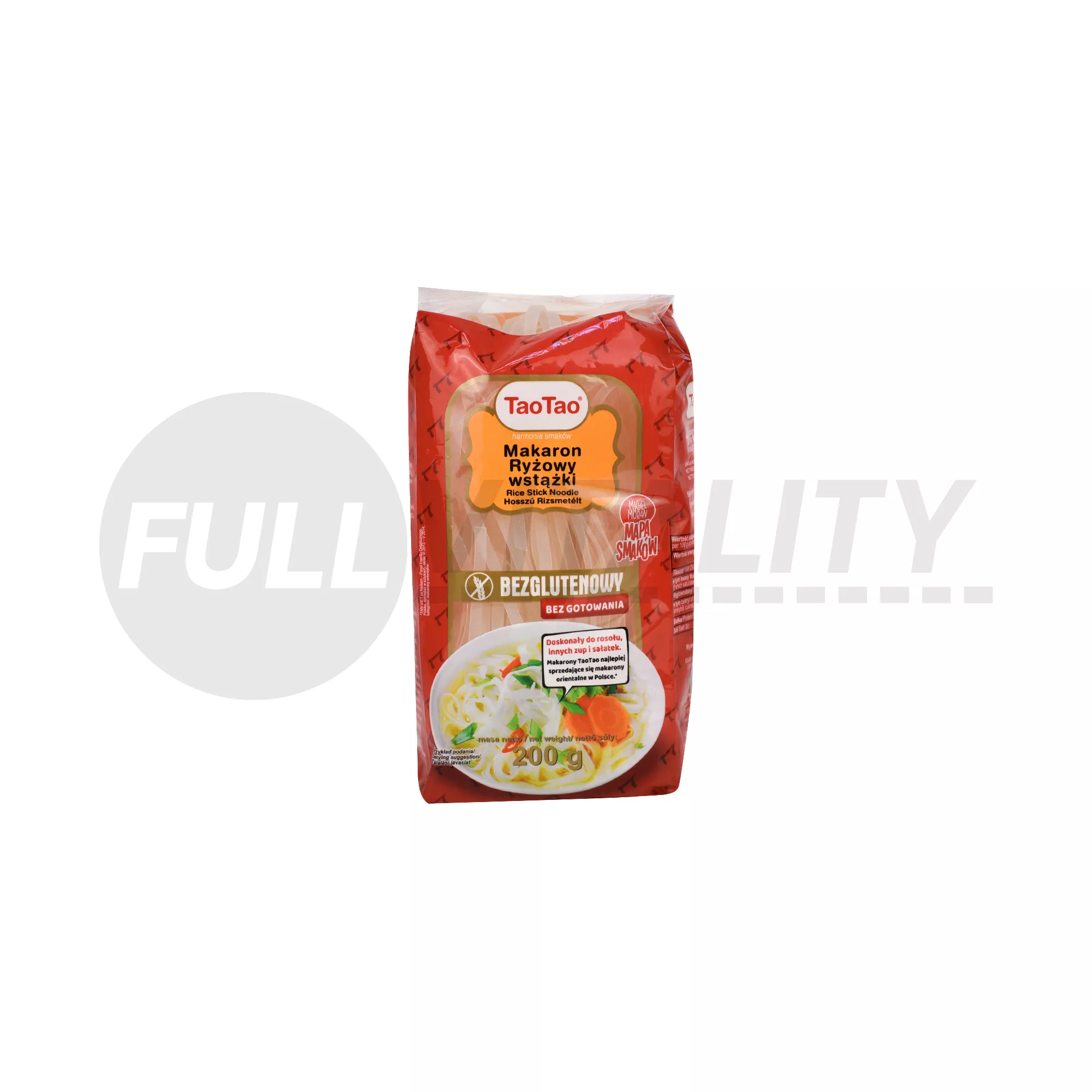 GLUTÉNMENTES TAOTAO HOSSZÚ RIZSMETÉLT 200G