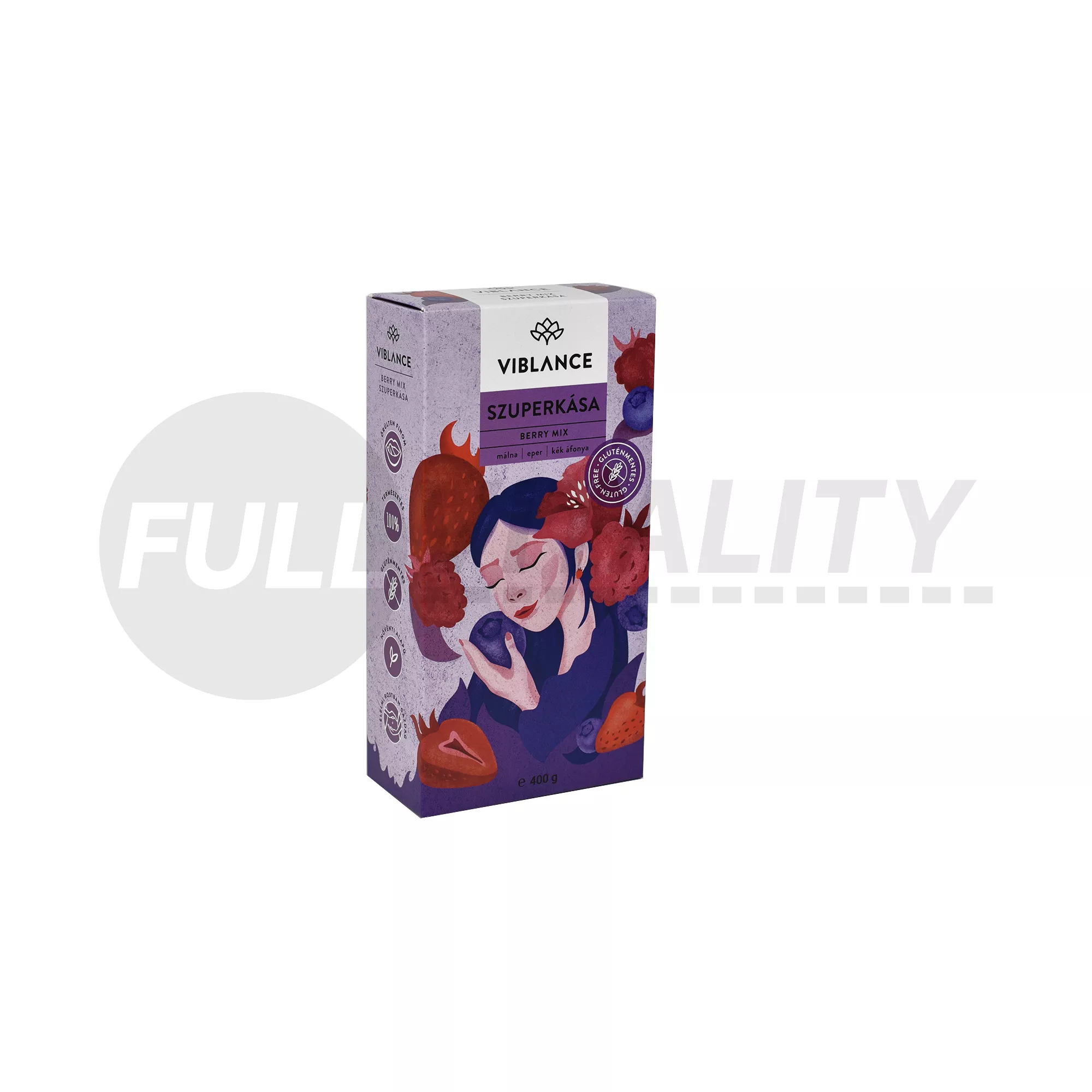 GLUTÉNMENTES VIBLANCE PIROSBOGYÓS MIX SZUPERKÁSA 400G