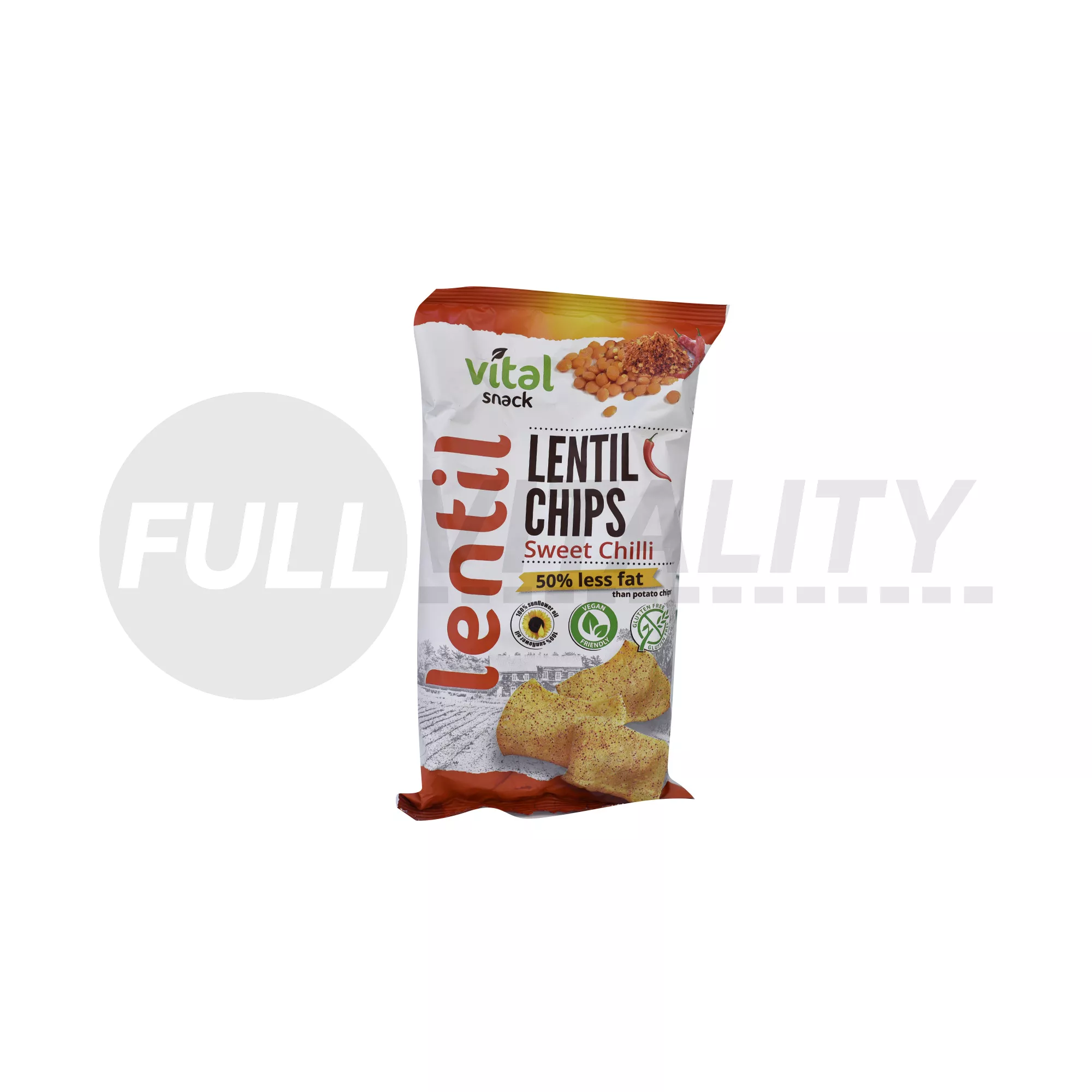 GLUTÉNMENTES VITÁL LENCSE CHIPS ÉDES CHILI ÍZŰ 65G