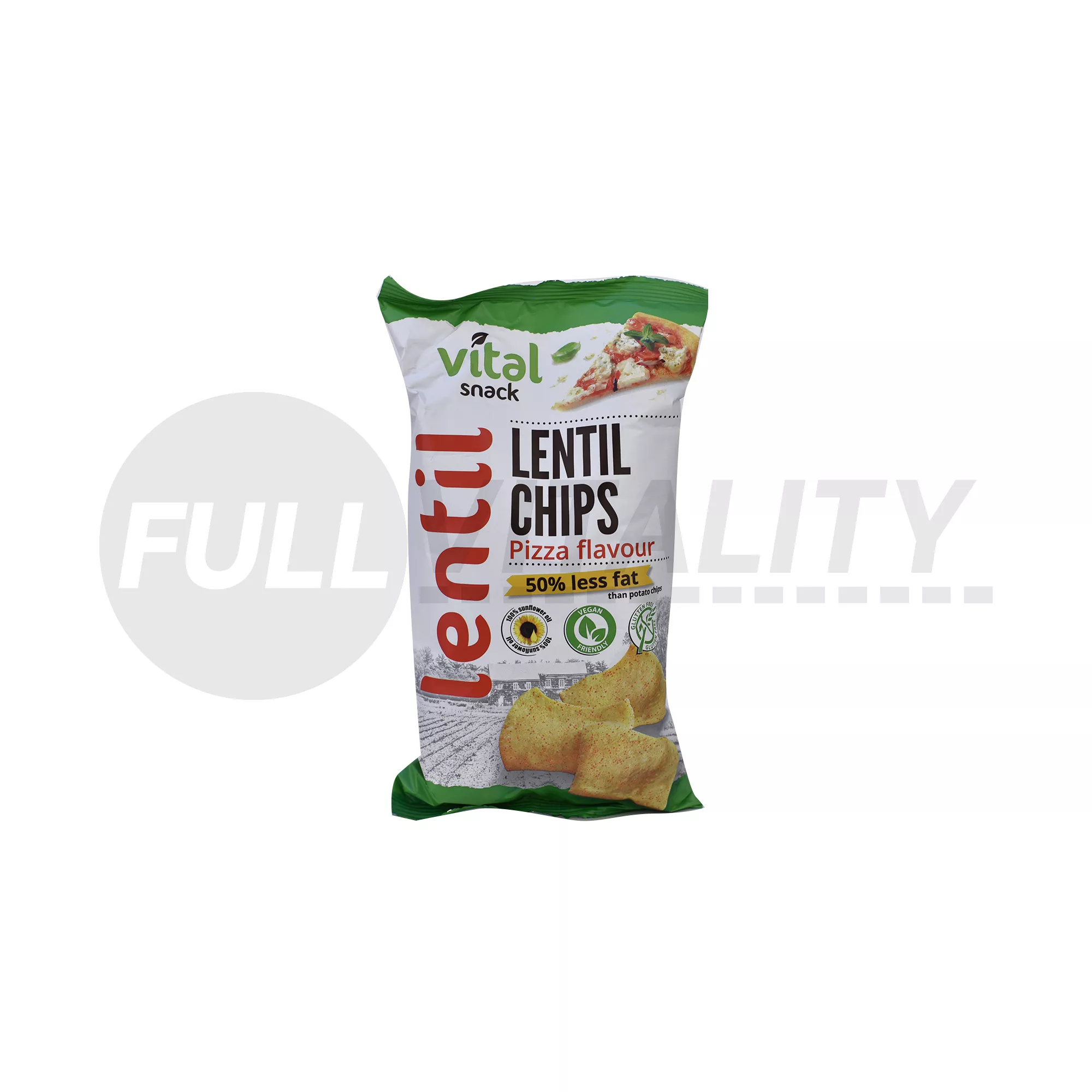 GLUTÉNMENTES VITÁL LENCSE CHIPS PIZZA ÍZŰ 65G