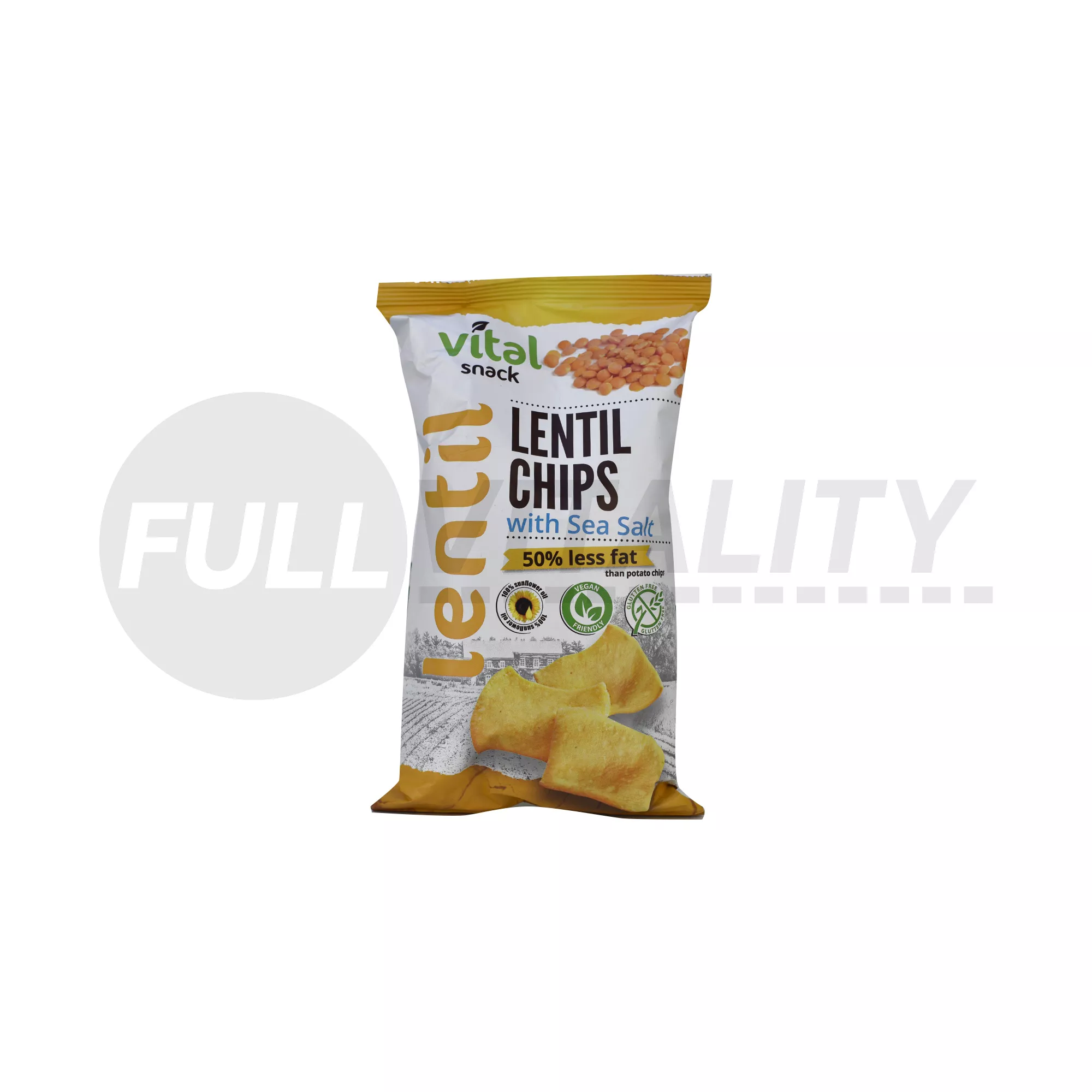 GLUTÉNMENTES VITÁL LENCSE CHIPS TENGERI SÓVAL 65G