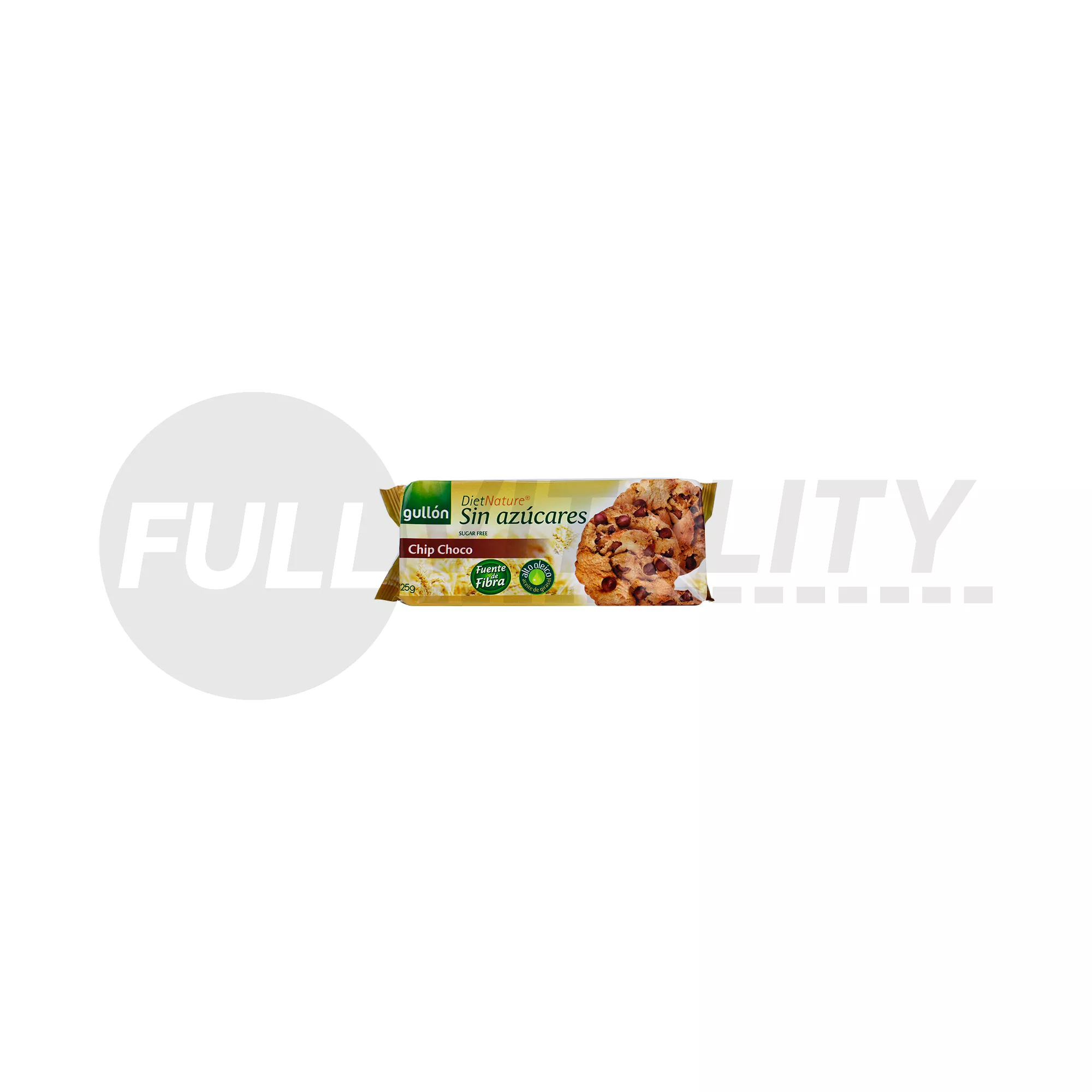 GULLON CUKORMENTES KEKSZ CSOKOLÁDÉ DARABKÁKKAL 125G