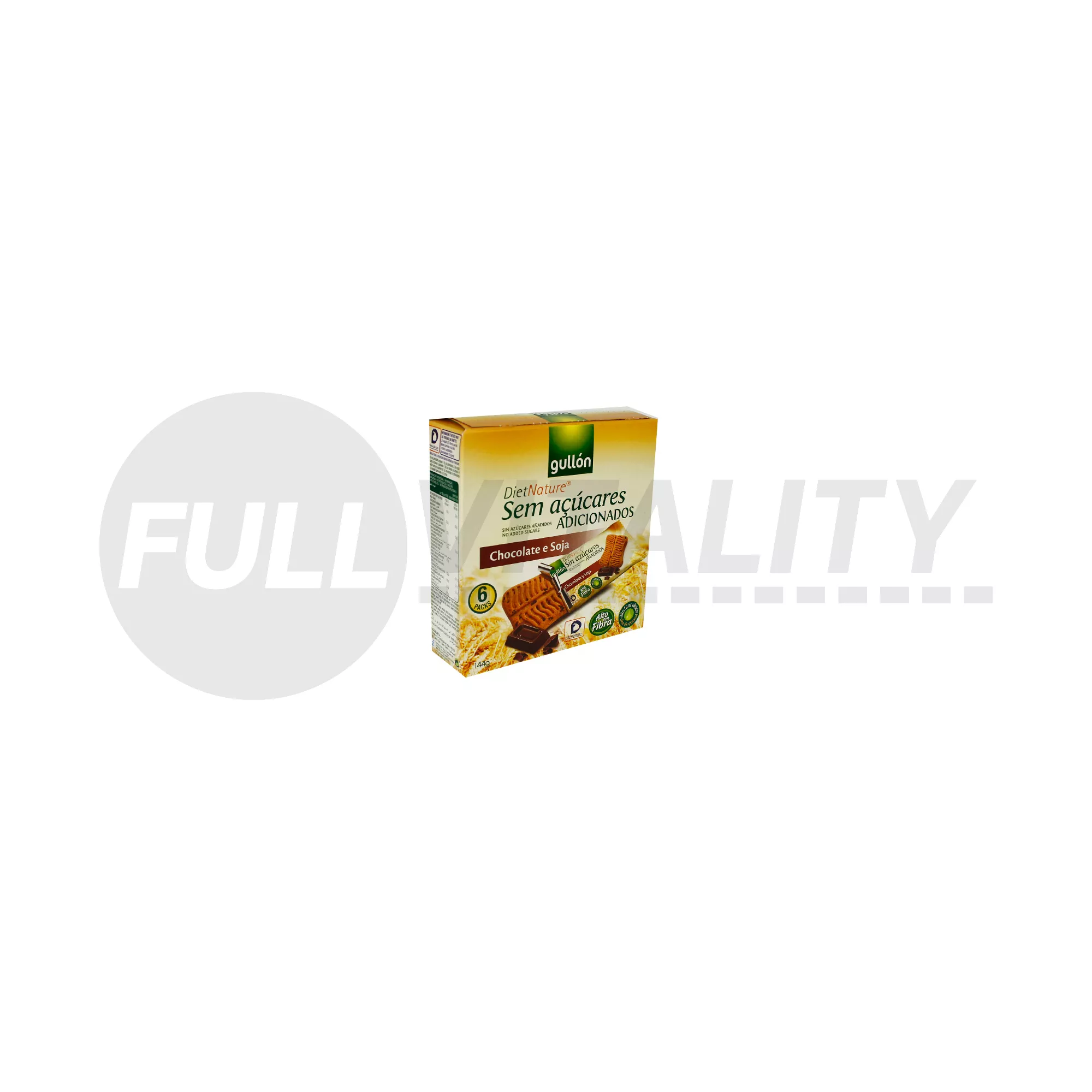 GULLON SNACK ZERO CSOKIS KEKSZ 144G