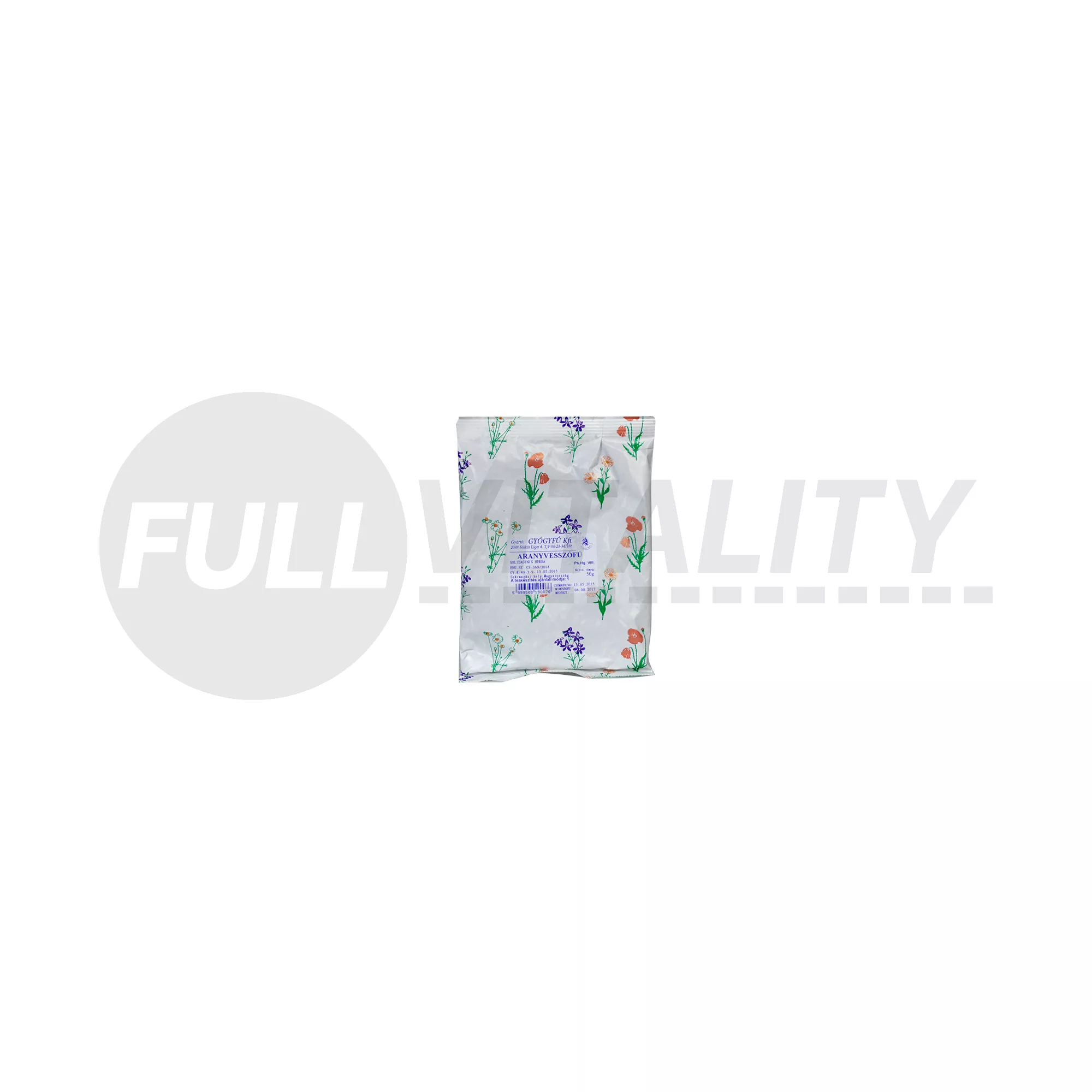 GYÓGYFŰ TEA ARANYVESSZŐFŰ SZÁLAS 50G