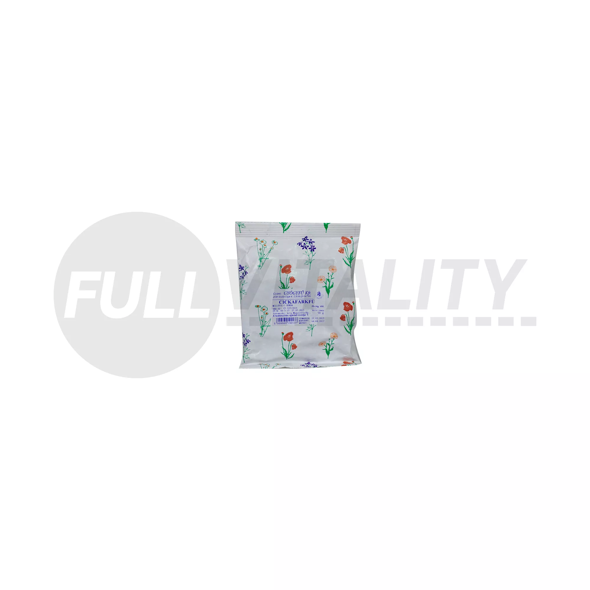 GYÓGYFŰ TEA CICKAFARKFŰ SZÁLAS 50G