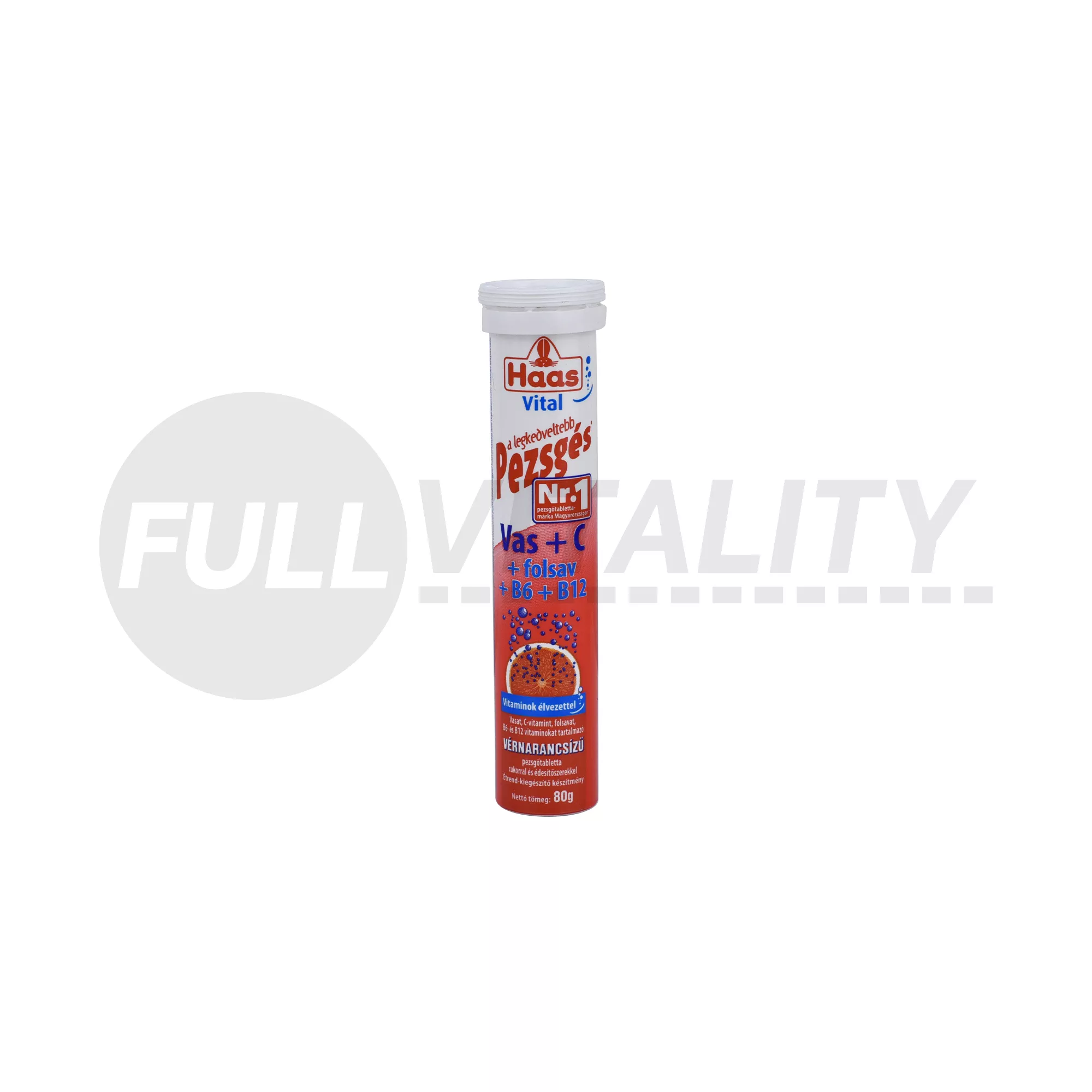 HAAS PEZSGŐTABLETTA VAS+C-VITAMIN 20DB