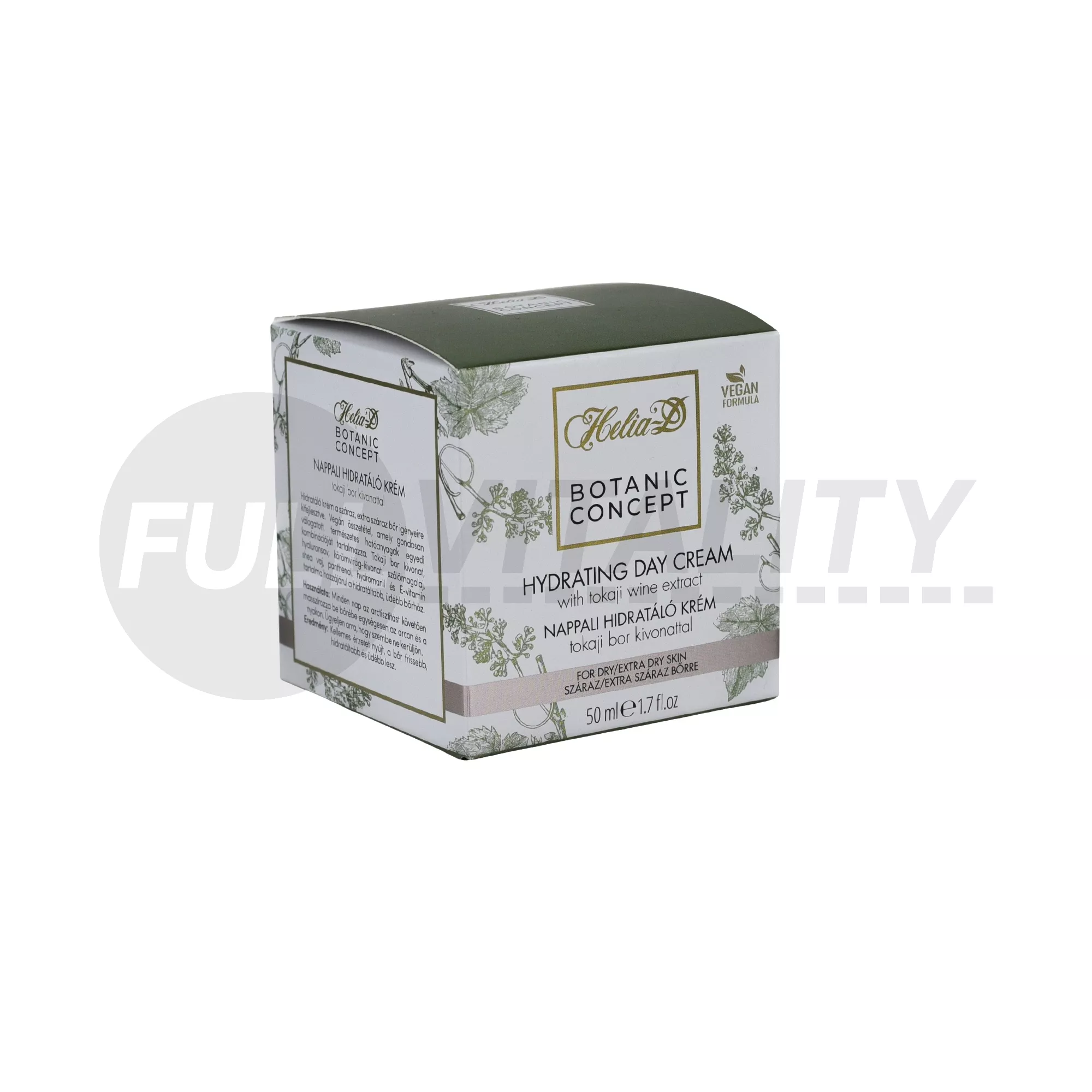 HELIA-D BOTANIC CONCEPT NAPPALI HIDRATÁLÓ KRÉM SZÁRAZ / EXTRA SZÁRAZ BŐRRE 50ML