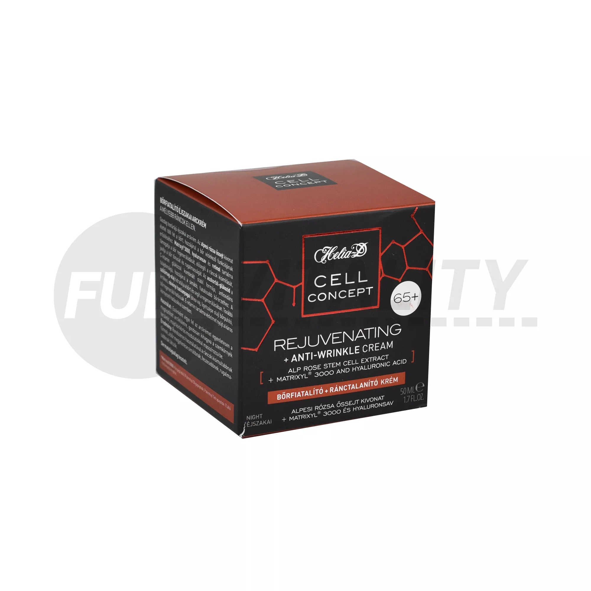 HELIA-D CELL CONCEPT BŐRFIATALÍTÓ RÁNCTALANÍTÓ ÉJSZAKAI KRÉM 65+ 50ML