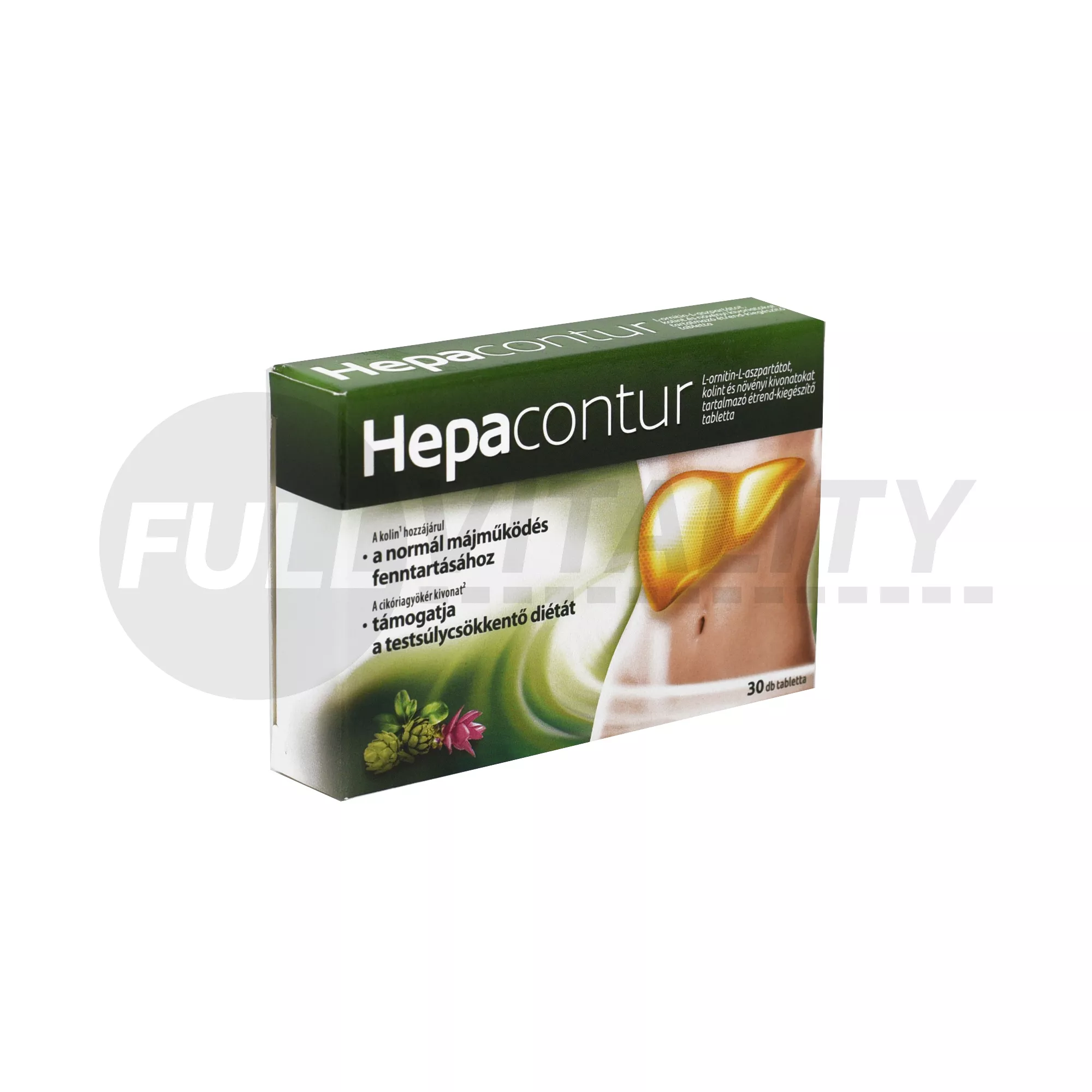 HEPACONTUR L-ORNITIN-L-ASZPARTÁTOT KOLINT- NÖVÉNYI KIVONATOK 30DB