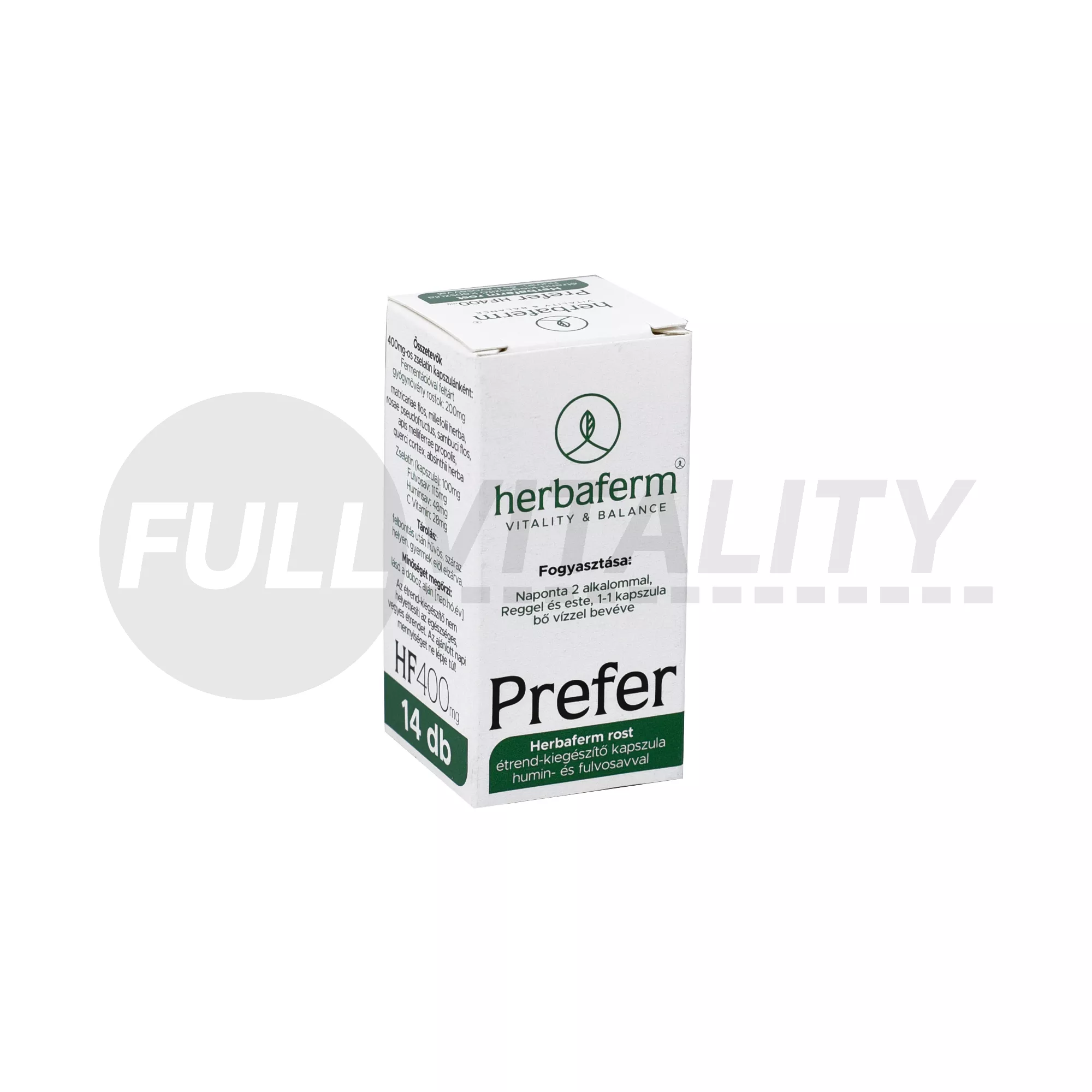 HERBAFERM PREFER HF400MG KAPSZULA  14DB