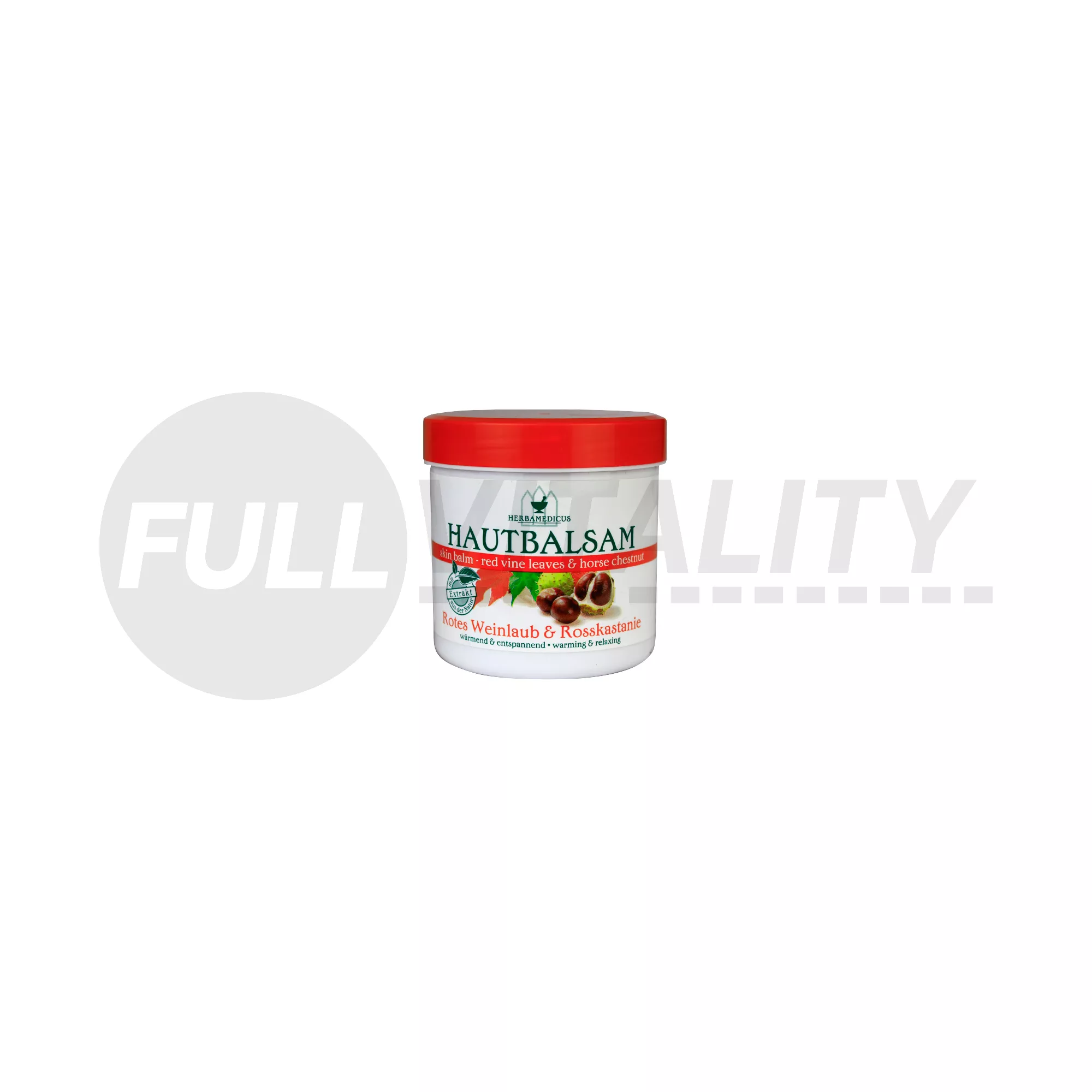 HERBAMEDICUS VADGESZTENYÉS VÖRÖS SZŐLŐLEVÉL BALZSAM 250ML