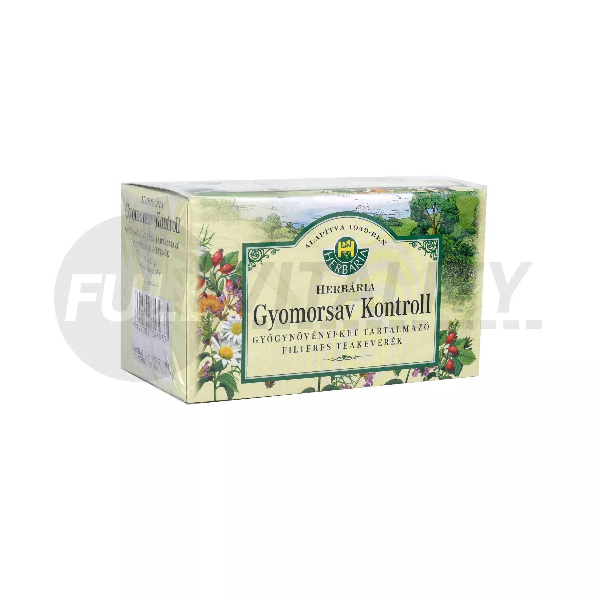 HERBÁRIA GYOMORSAV KONTROLL TEA 20DB