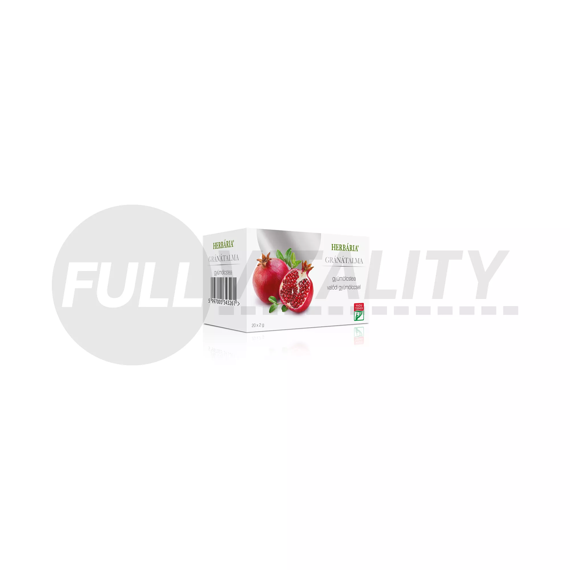HERBÁRIA GYÜMÖLCSTEA GRÁNÁTALMA ÍZŰ FILTERES 40G