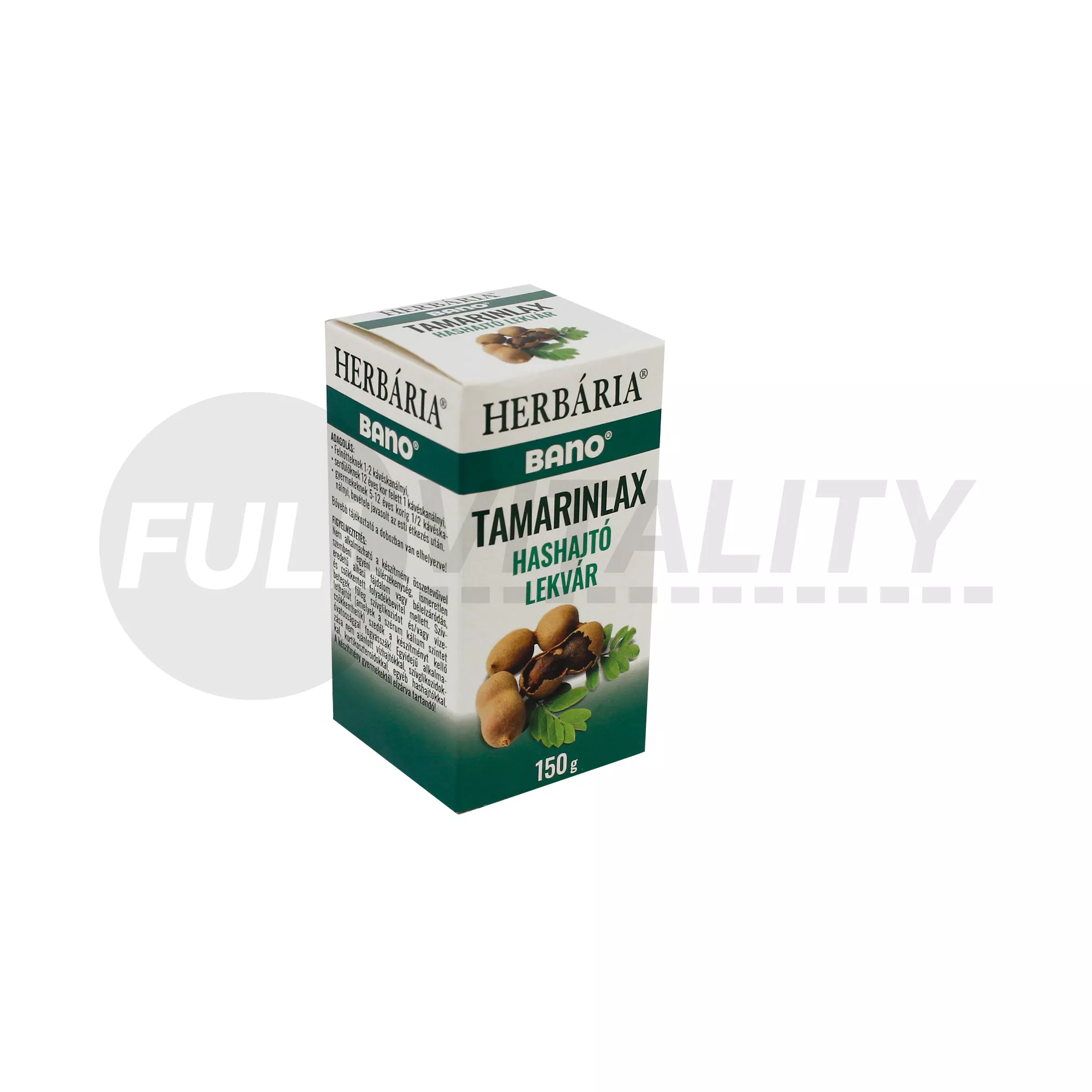 HERBÁRIA BANO LEKVÁR TAMARINLAX HASHAJTÓ 150G