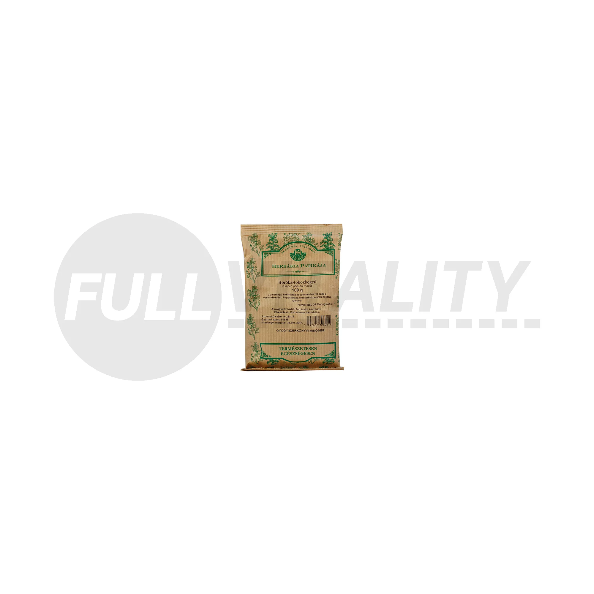 HERBÁRIA TEA BORÓKA TOBOZBOGYÓ SZÁLAS 100G
