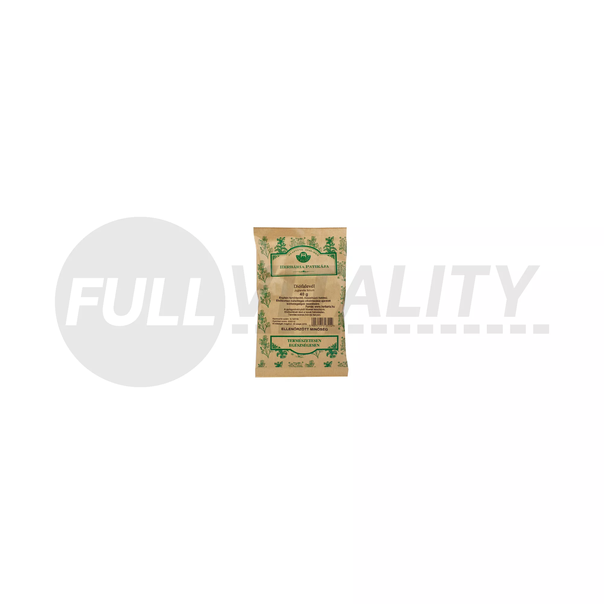 HERBÁRIA TEA DIÓFALEVÉL SZÁLAS 40G