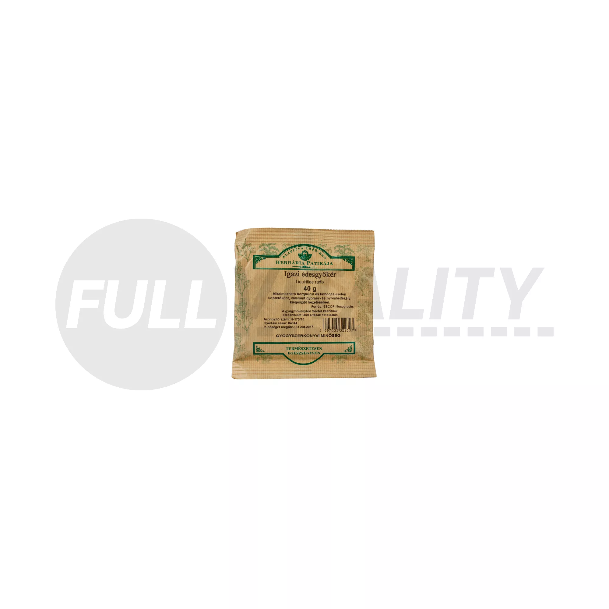 HERBÁRIA TEA ÉDESGYÖKÉR SZÁLAS 40G