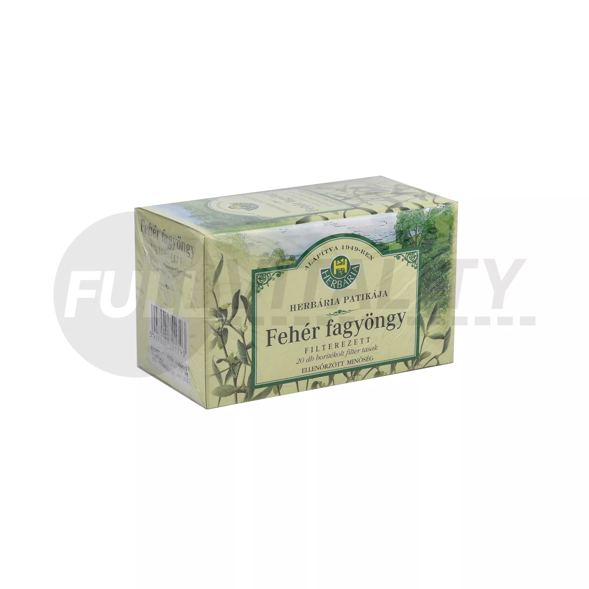 HERBÁRIA TEA FEHÉR FAGYÖNGY FILTERES /* 20DB