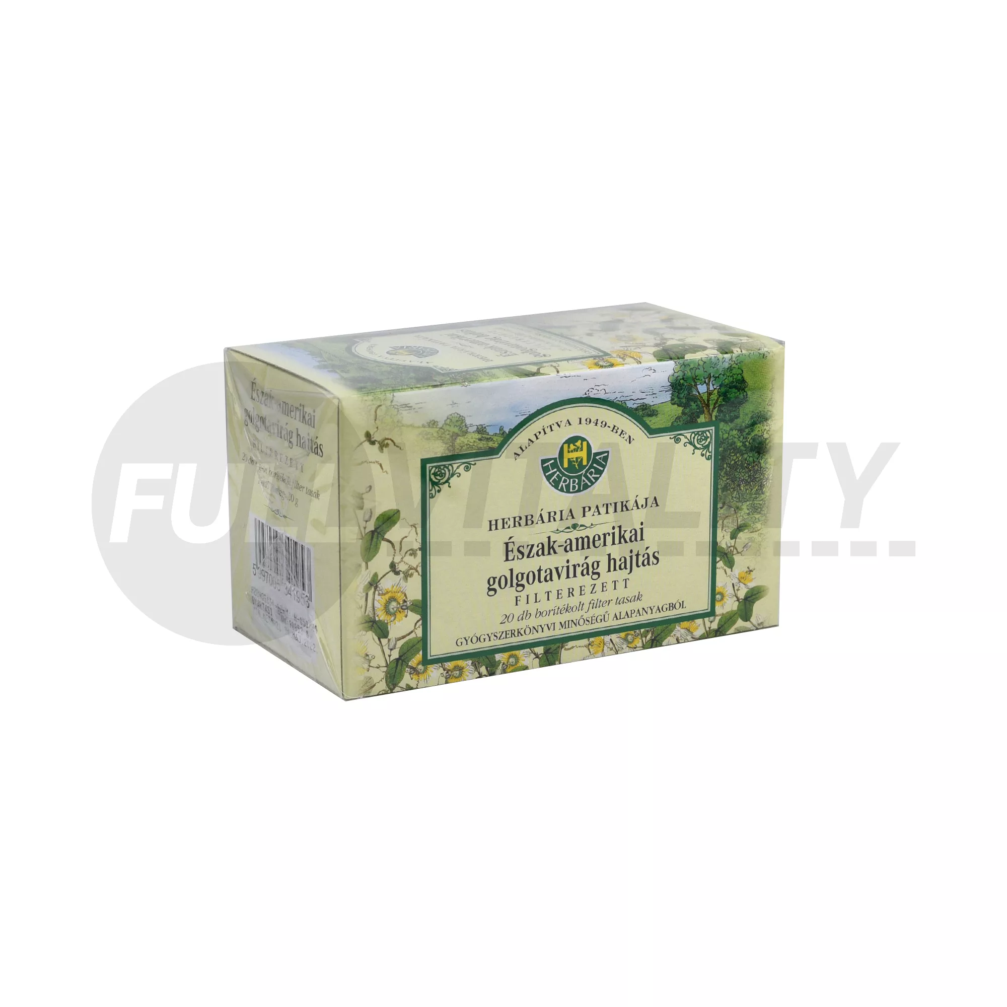 HERBÁRIA TEA GOLGOTAVIRÁG HAJTÁSVÉG FILTERES 20DB