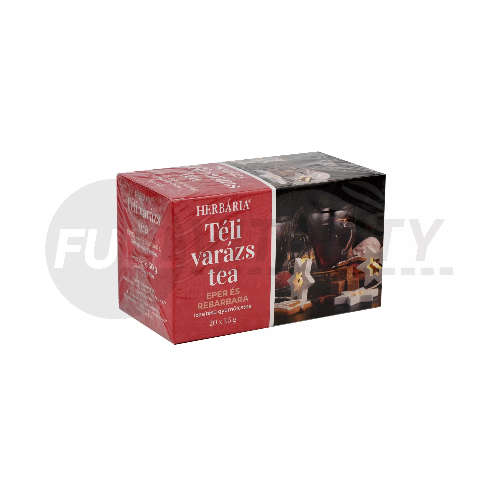 HERBÁRIA TÉLI VARÁZS TEA - EPER ÉS REBARBARA ÍZESÍTÉSŰ 20DB