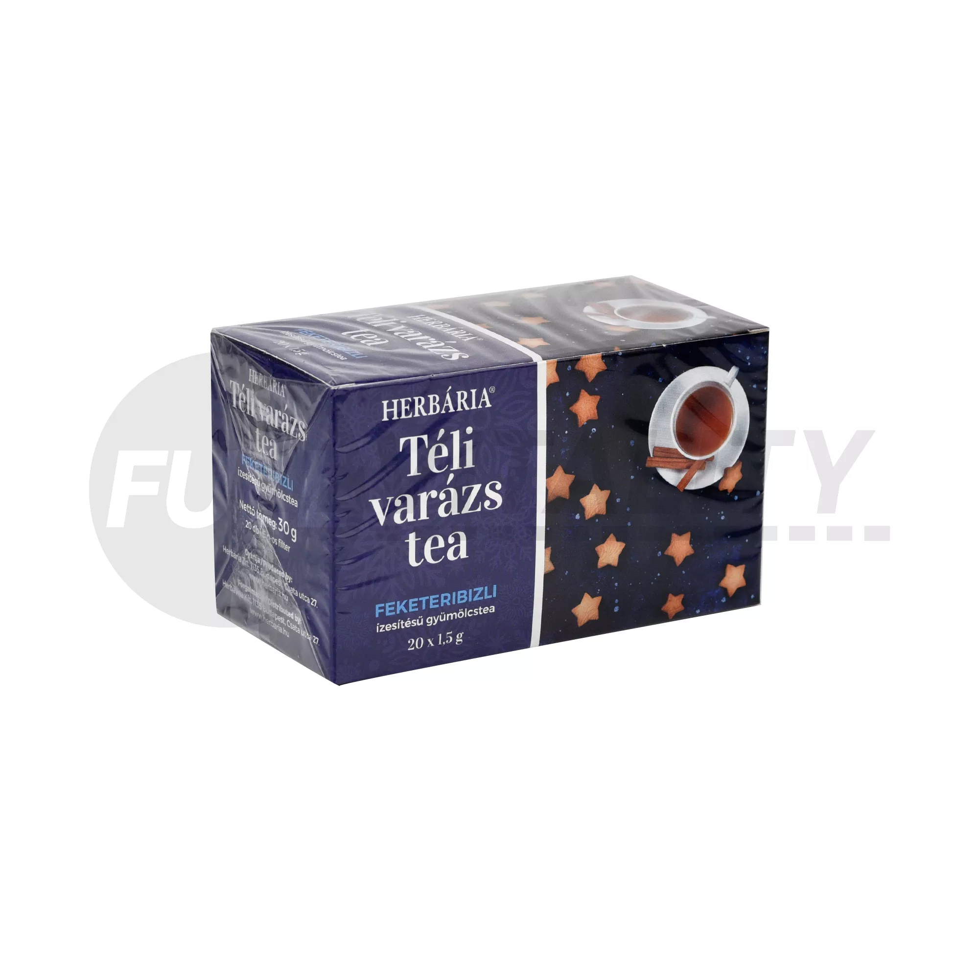 HERBÁRIA TÉLI VARÁZS TEA - FEKETERBIZLI ÍZESÍTÉSŰ 20DB