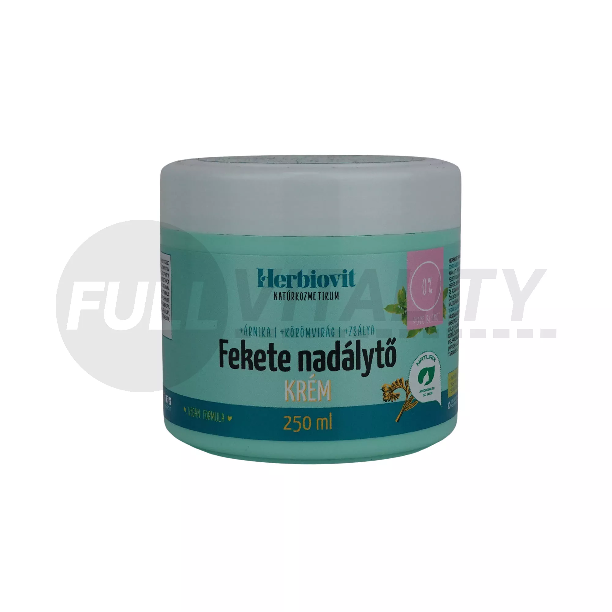 HERBIOVIT FEKETE NADÁLYTŐ KRÉM 250ML