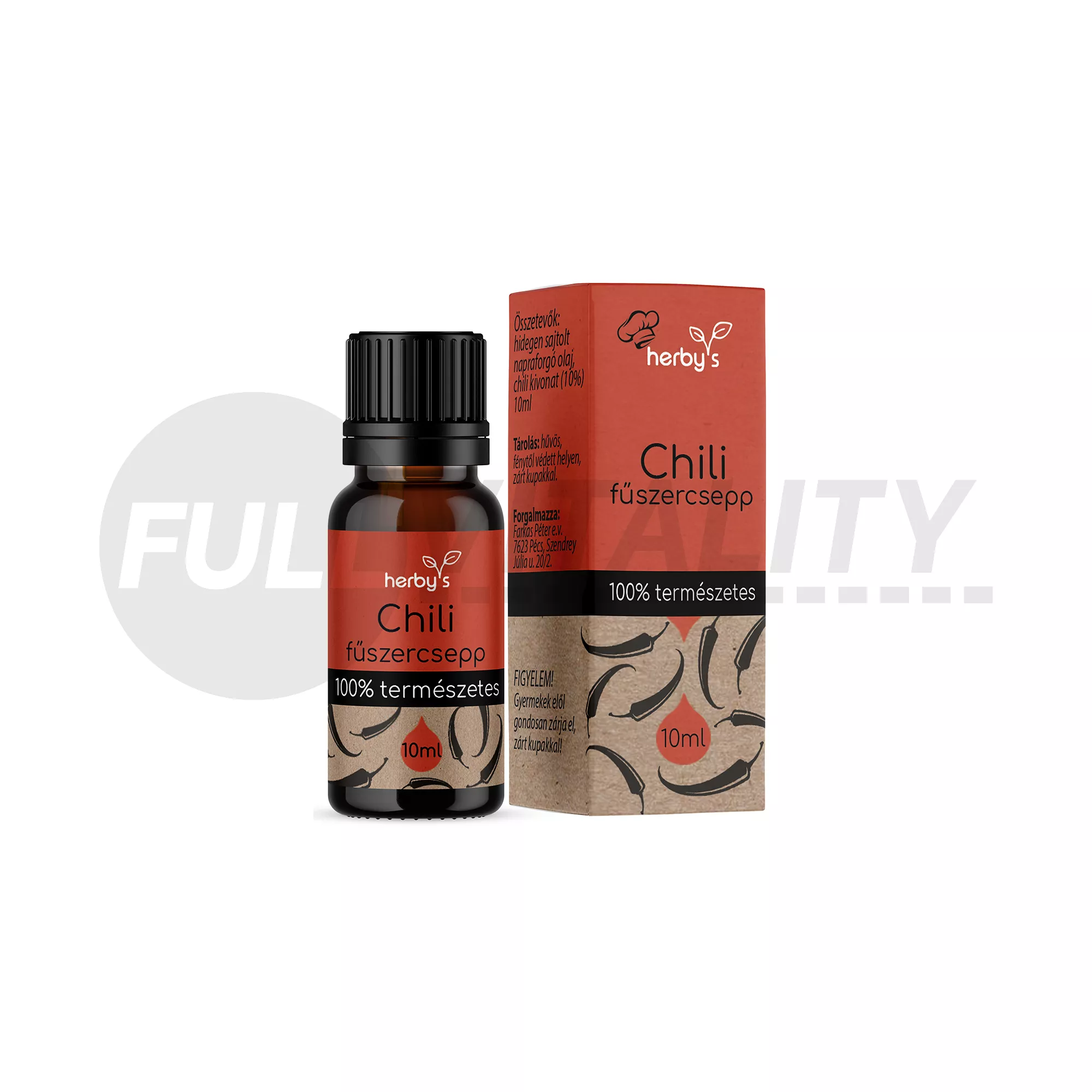 HERBYS CHILI FŰSZERCSEPP 100% TERMÉSZETES 10ML