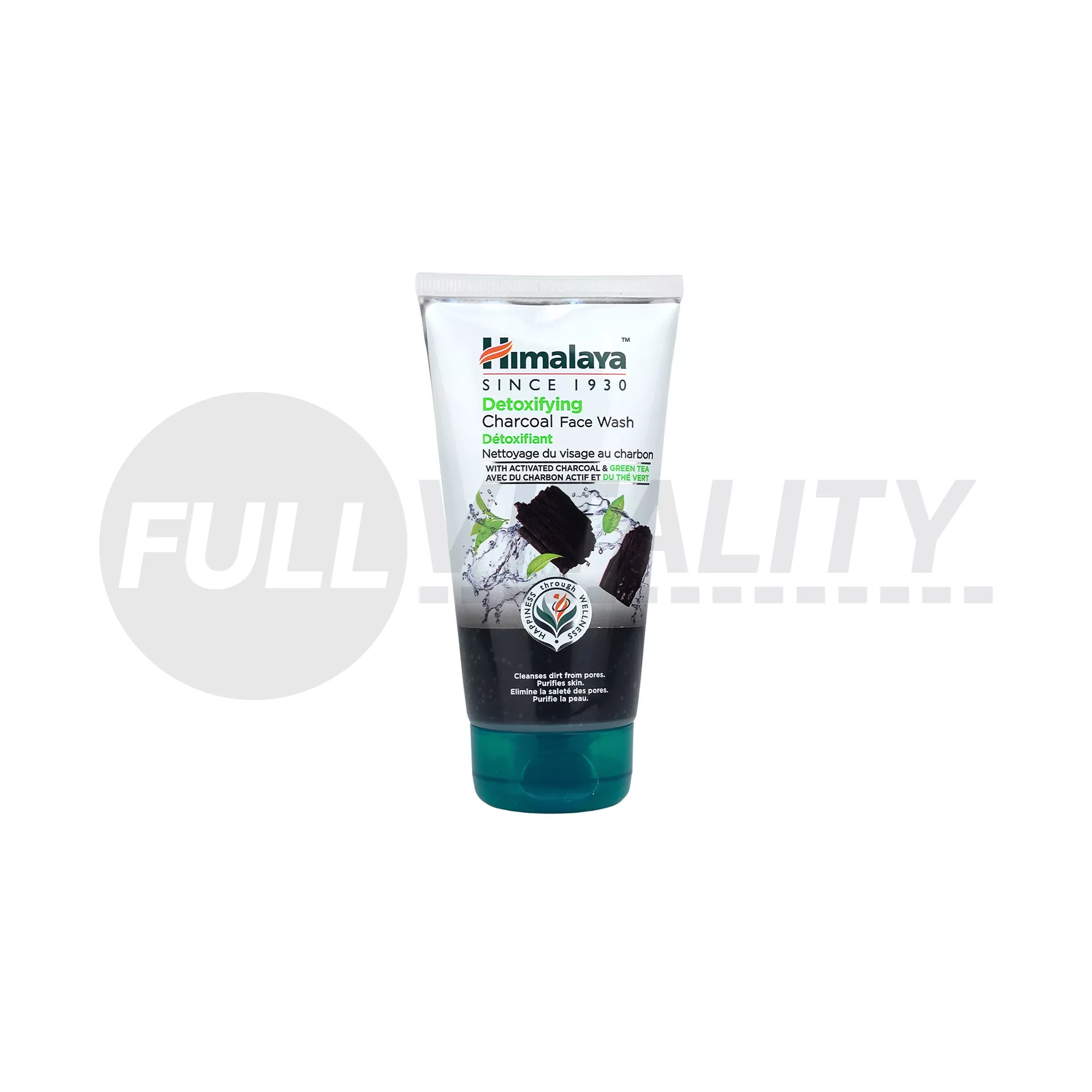 HIMALAYA MÉREGTELENÍTŐ ARCLEMOSÓ AKTÍV FASZÉNNEL 150ML