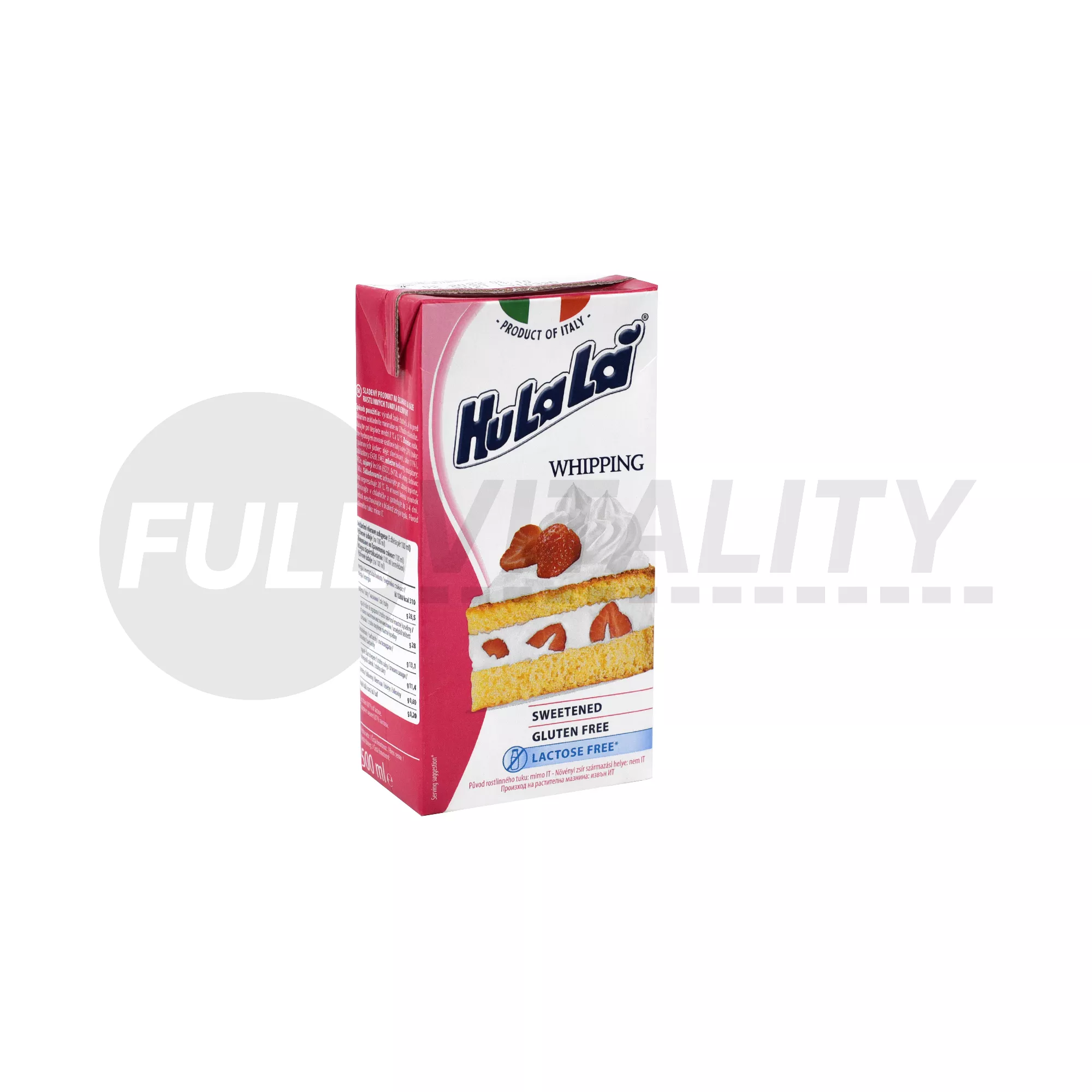 GLUTÉNMENTES HULALA CUKRÁSZATI NÖVÉNYI HABALAPANYAG 500ML
