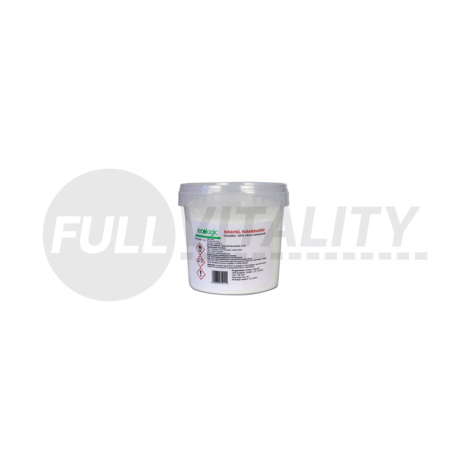IECOLOGIC FEHÉRÍTŐ FOLTELTÁVOLÍTÓ 1000G