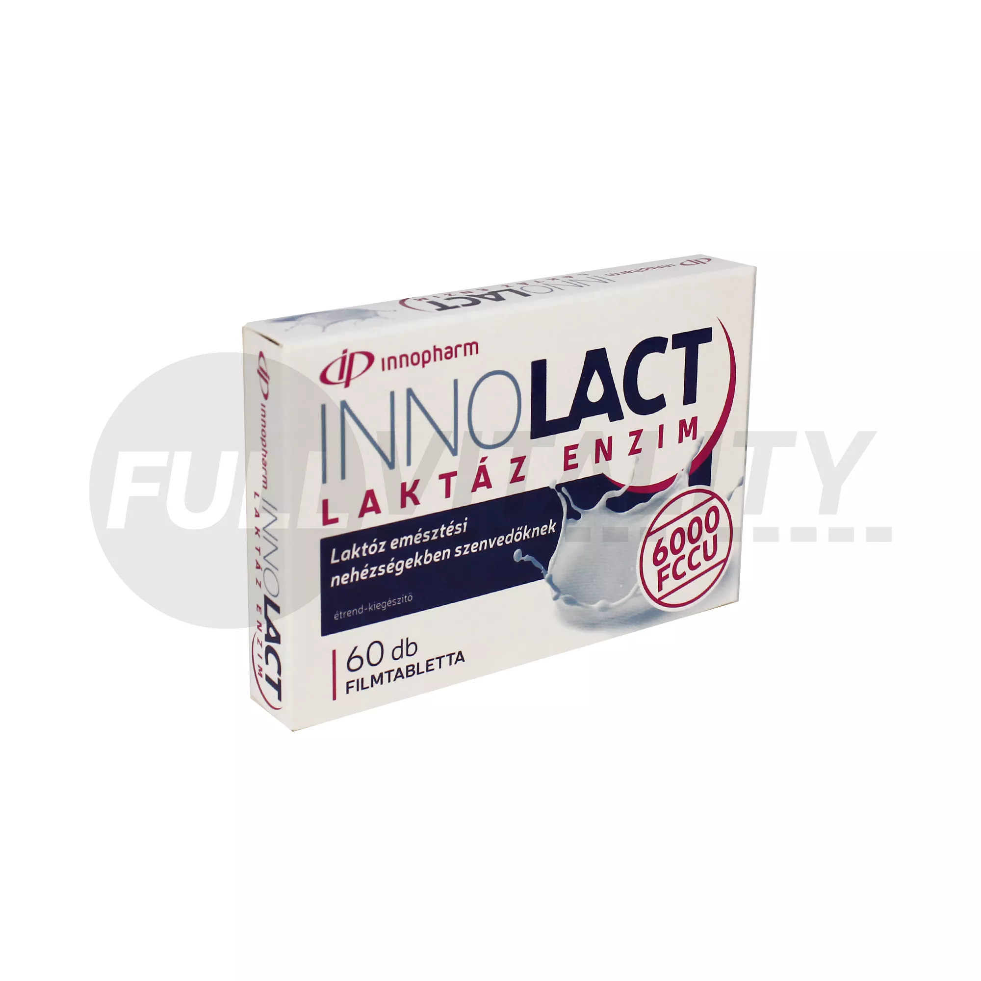 INNOPHARM INNOLACT LAKTÁZ ENZIM 6000FCCU FILMTABLETTA 60DB