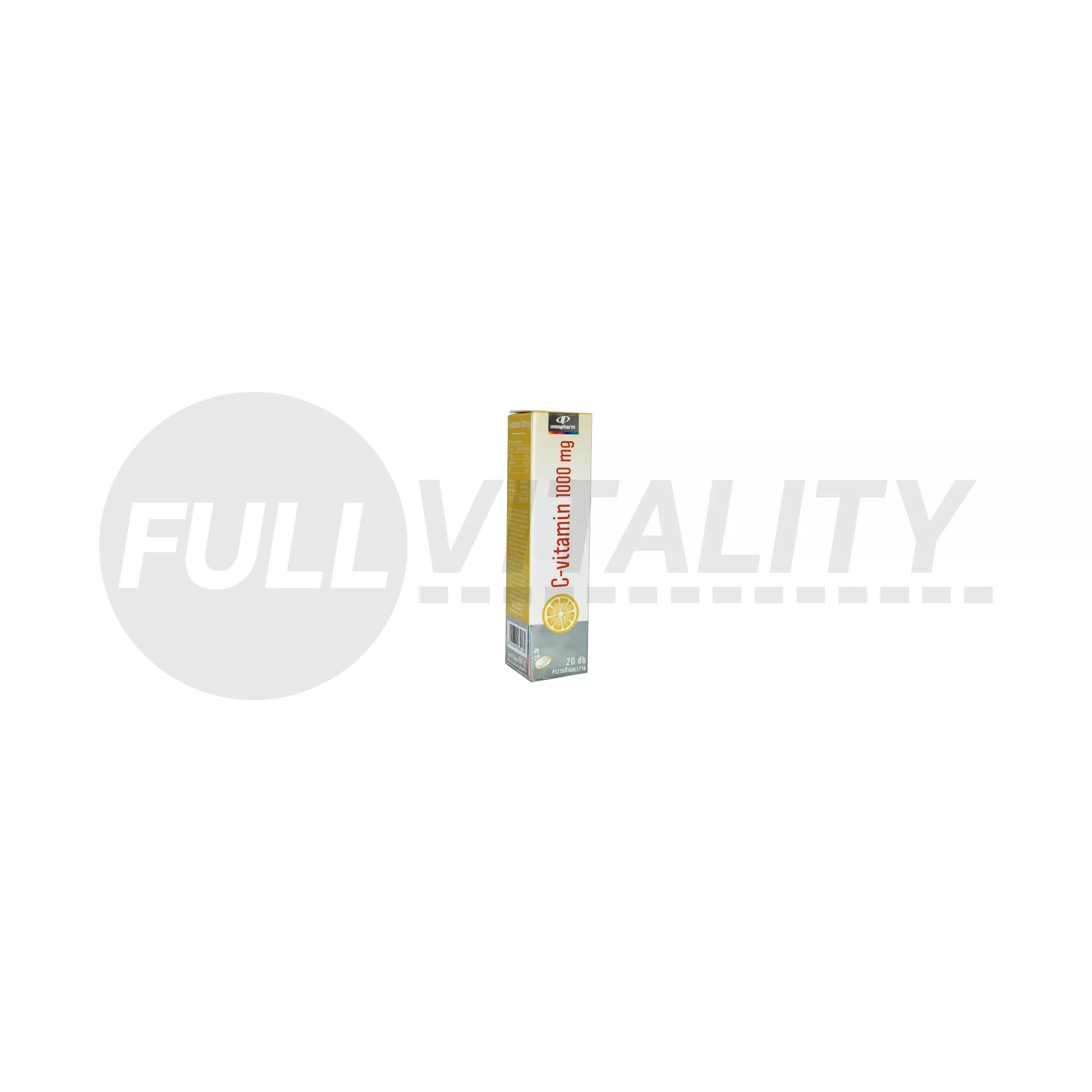 INNOPHARM PEZSGŐTABLETTA C-VITAMIN 1000MG 20DB