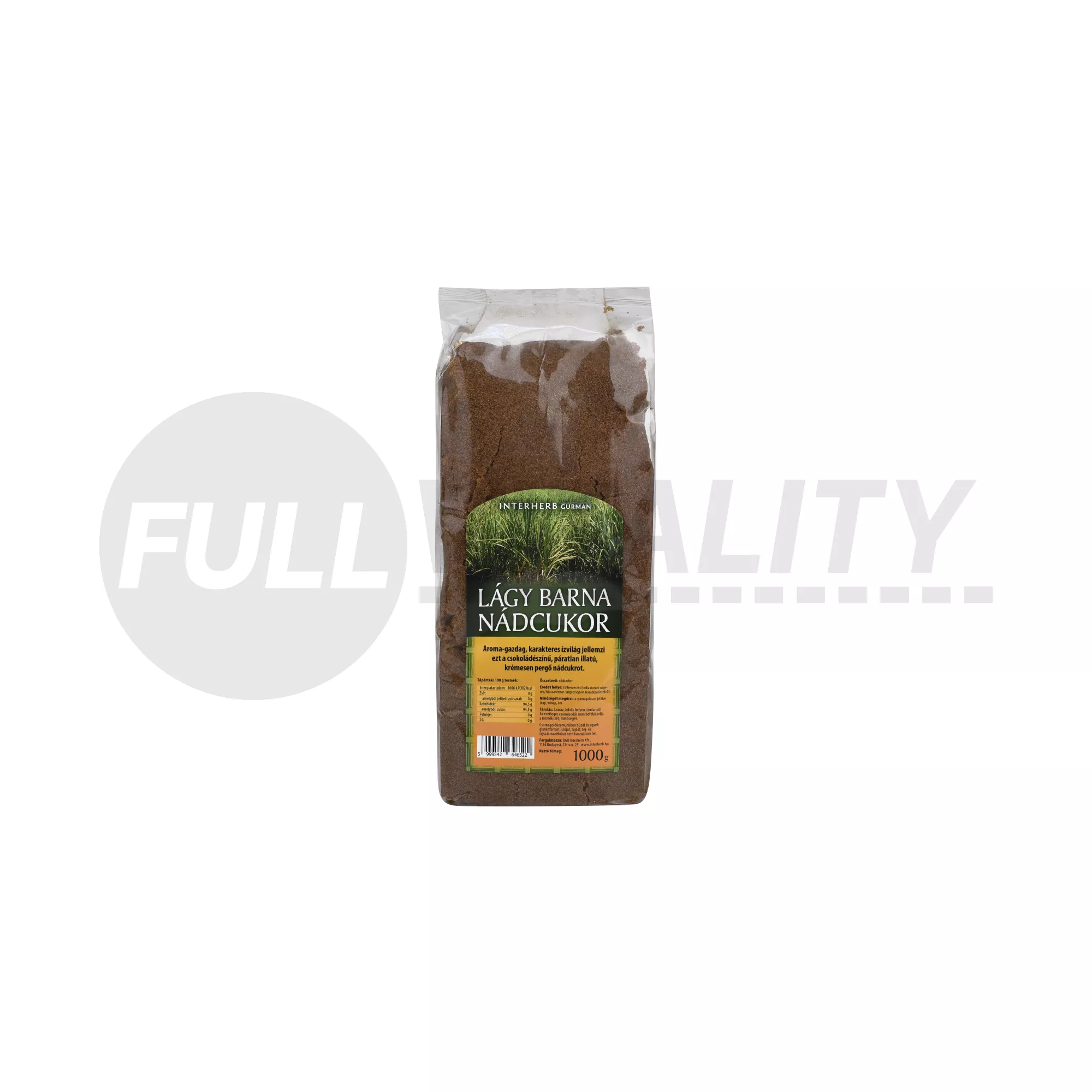 INTERHERB GURMAN NÁDCUKOR LÁGY BARNA 1000G