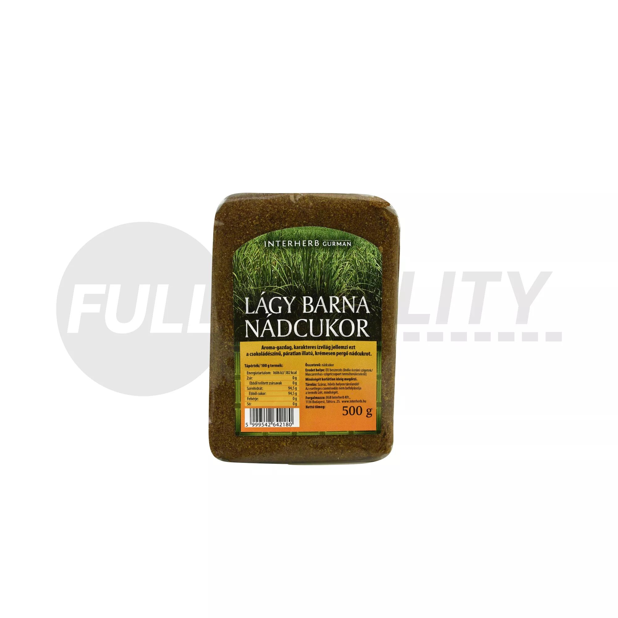 INTERHERB GURMAN NÁDCUKOR LÁGY BARNA 500G