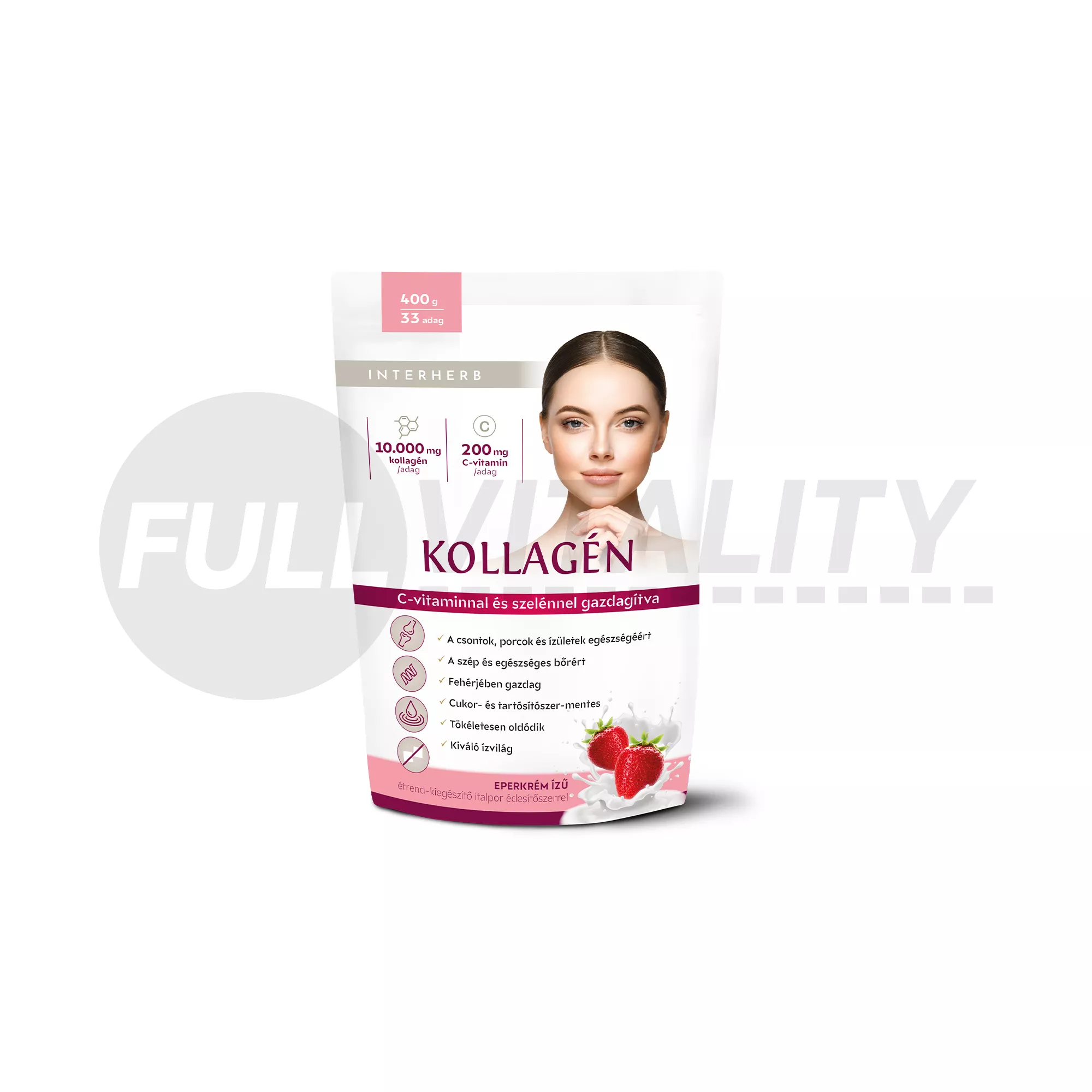 INTERHERB KOLLAGÉN ITALPOR EPERKRÉM ÍZŰ 400G