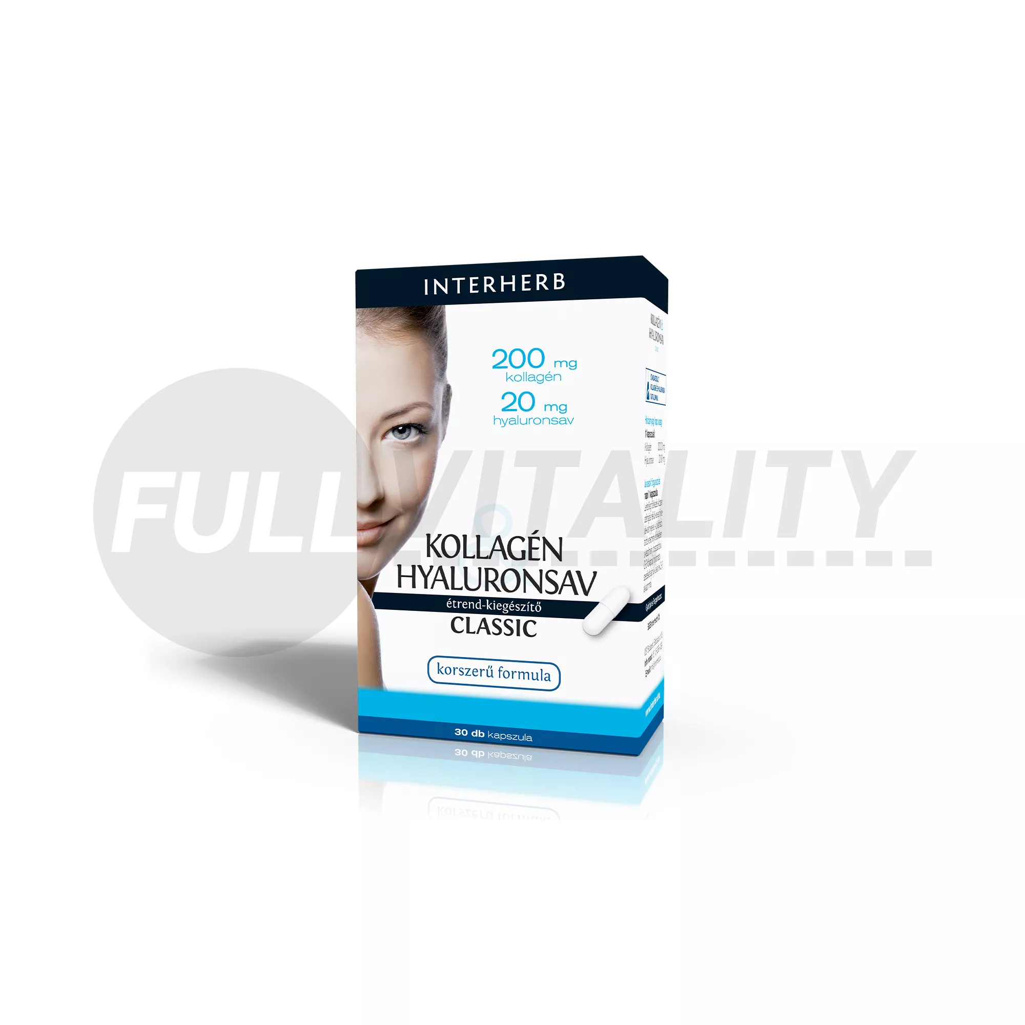 INTERHERB KOLLAGÉN&HYALURONSAV CLASSIC KAPSZULA 30DB