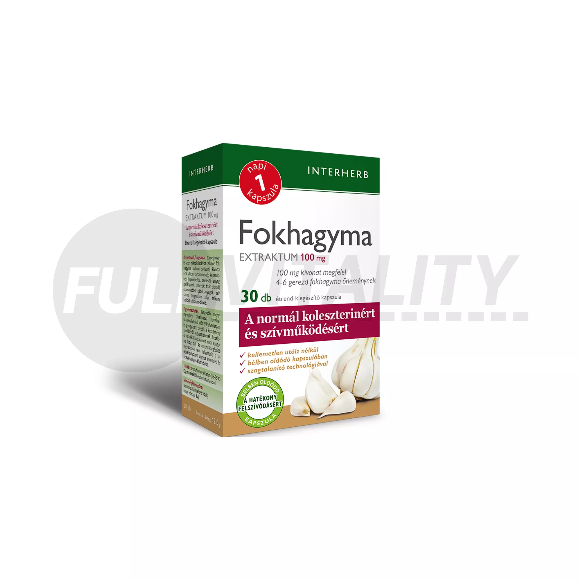 INTERHERB NAPI 1 FOKHAGYMA EXTRAKTUM KAPSZULA 30DB