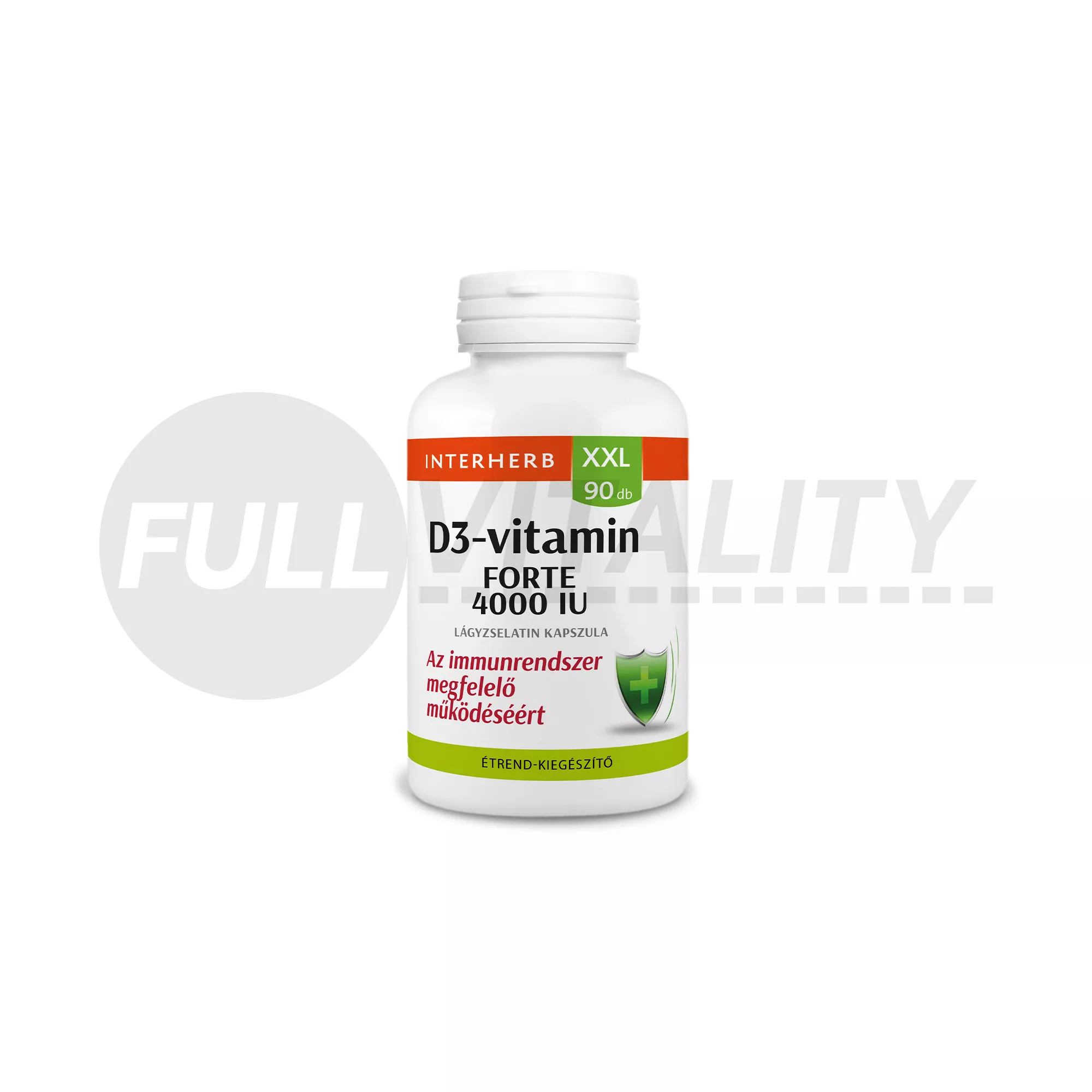 INTERHERB XXL D3-VITAMIN FORTE 4000 IU KAPSZULA 90DB